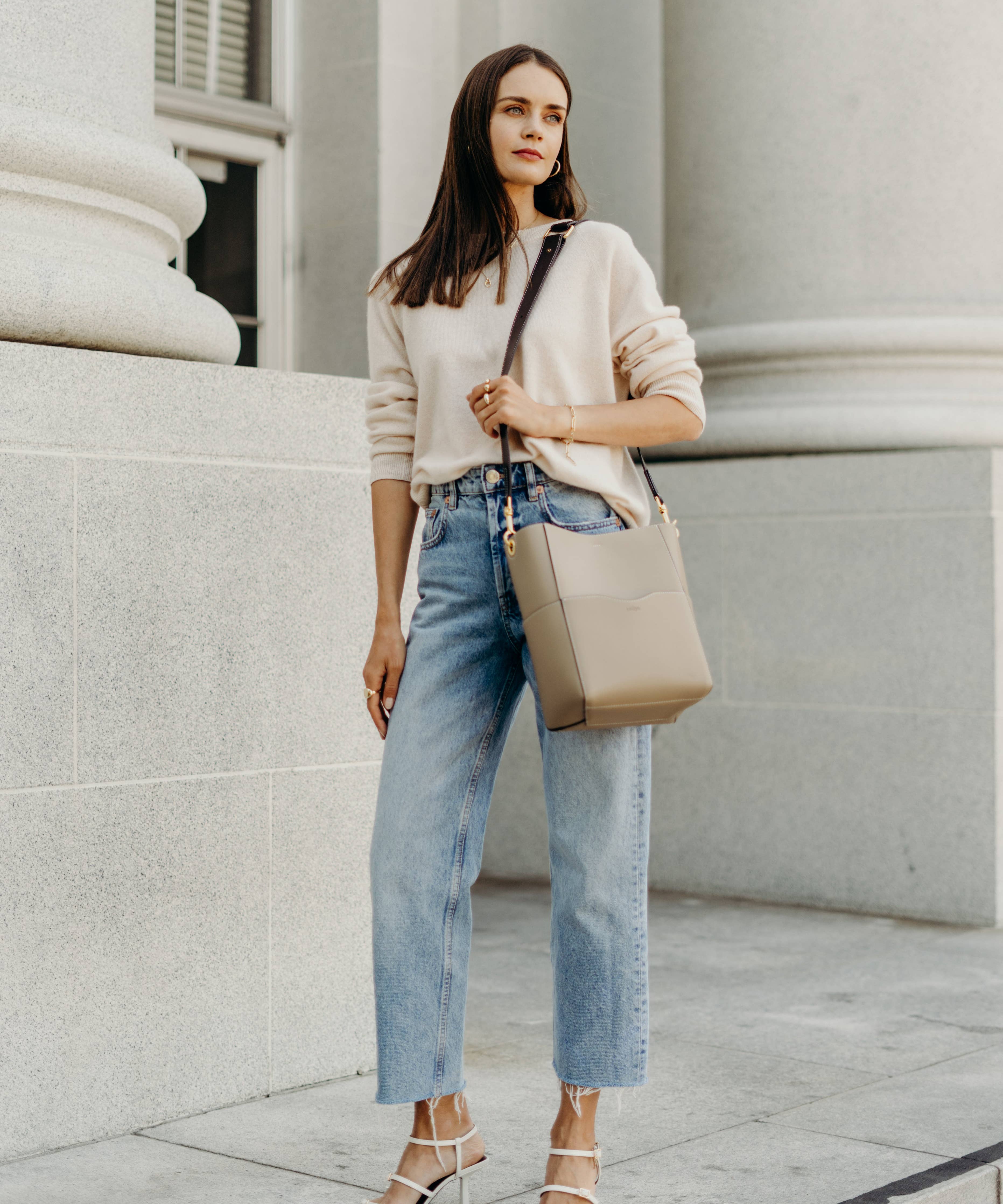 AALLYN - Jordan Bucket Bag - Tobacco/Silver - Image 19