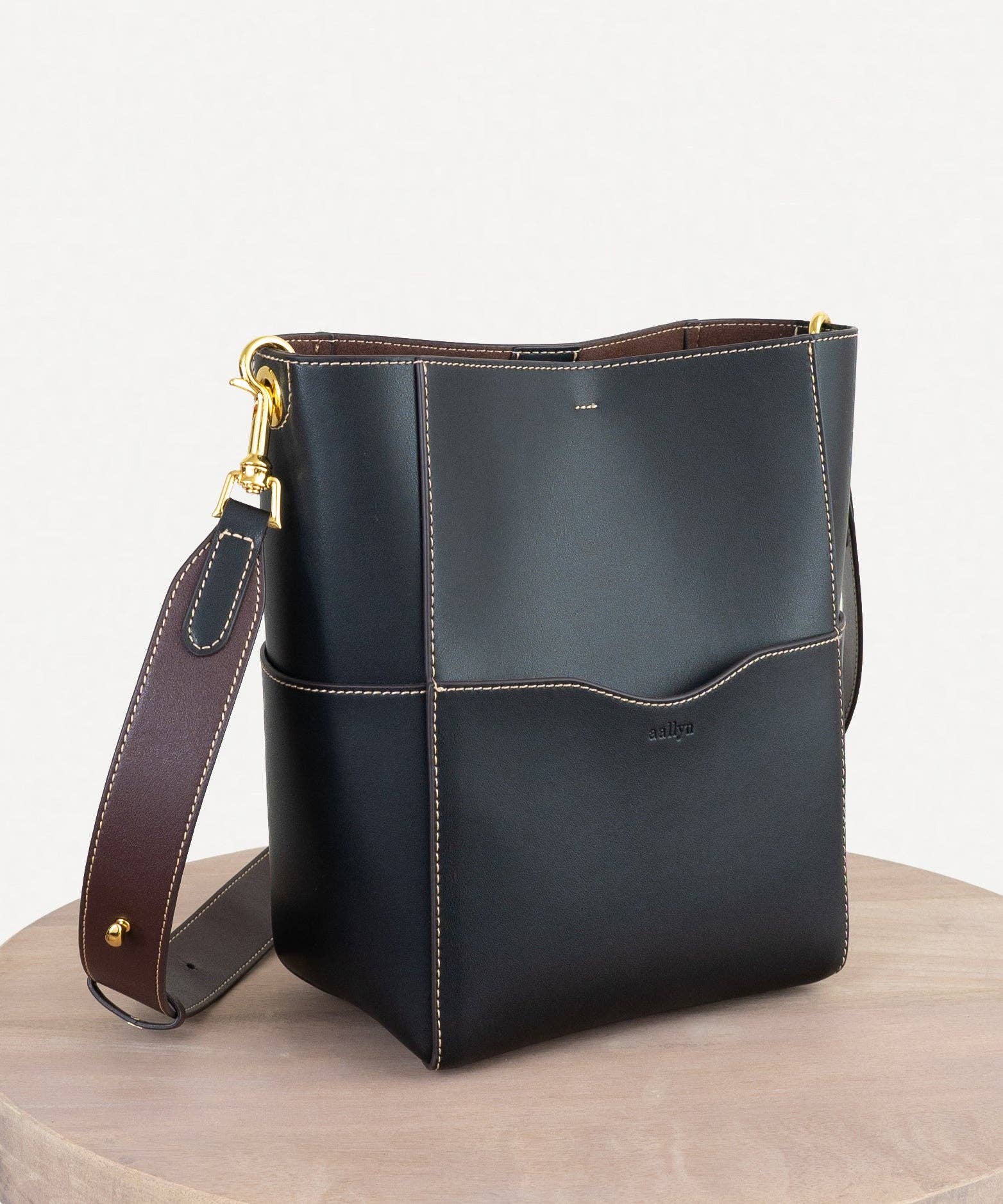 AALLYN - Jordan Bucket Bag - Tobacco/Silver - Image 7