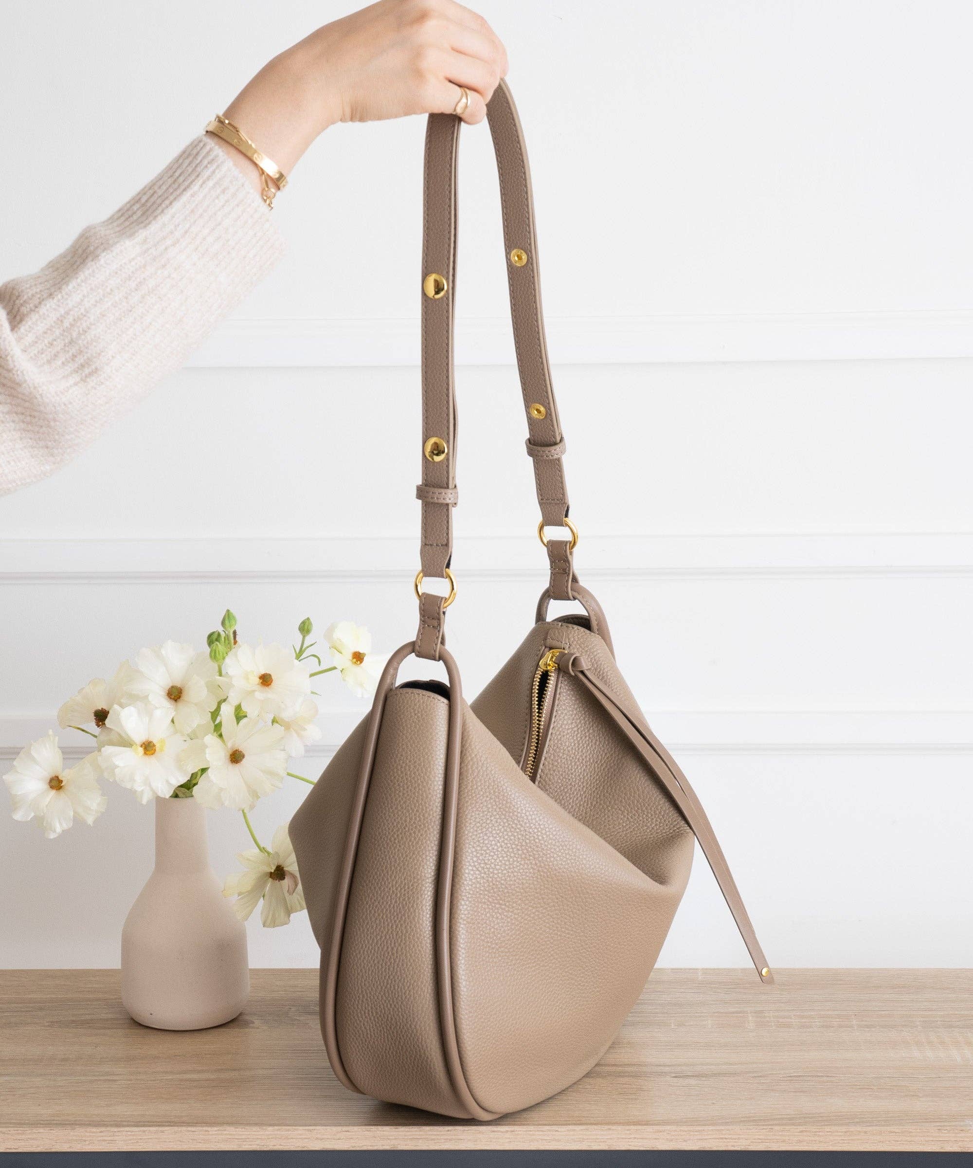 AALLYN - Marley Hobo - Leather: Biscotti - Image 16
