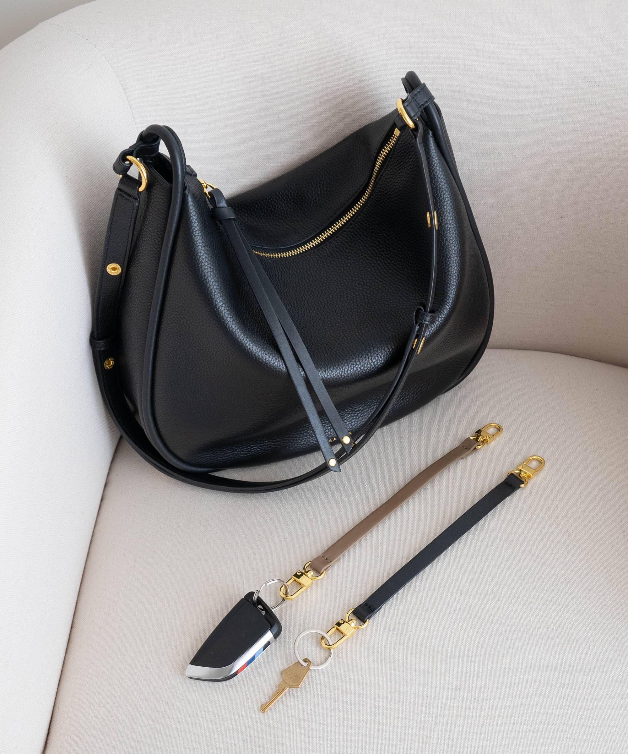 AALLYN - Marley Hobo - Leather: Black - Image 10