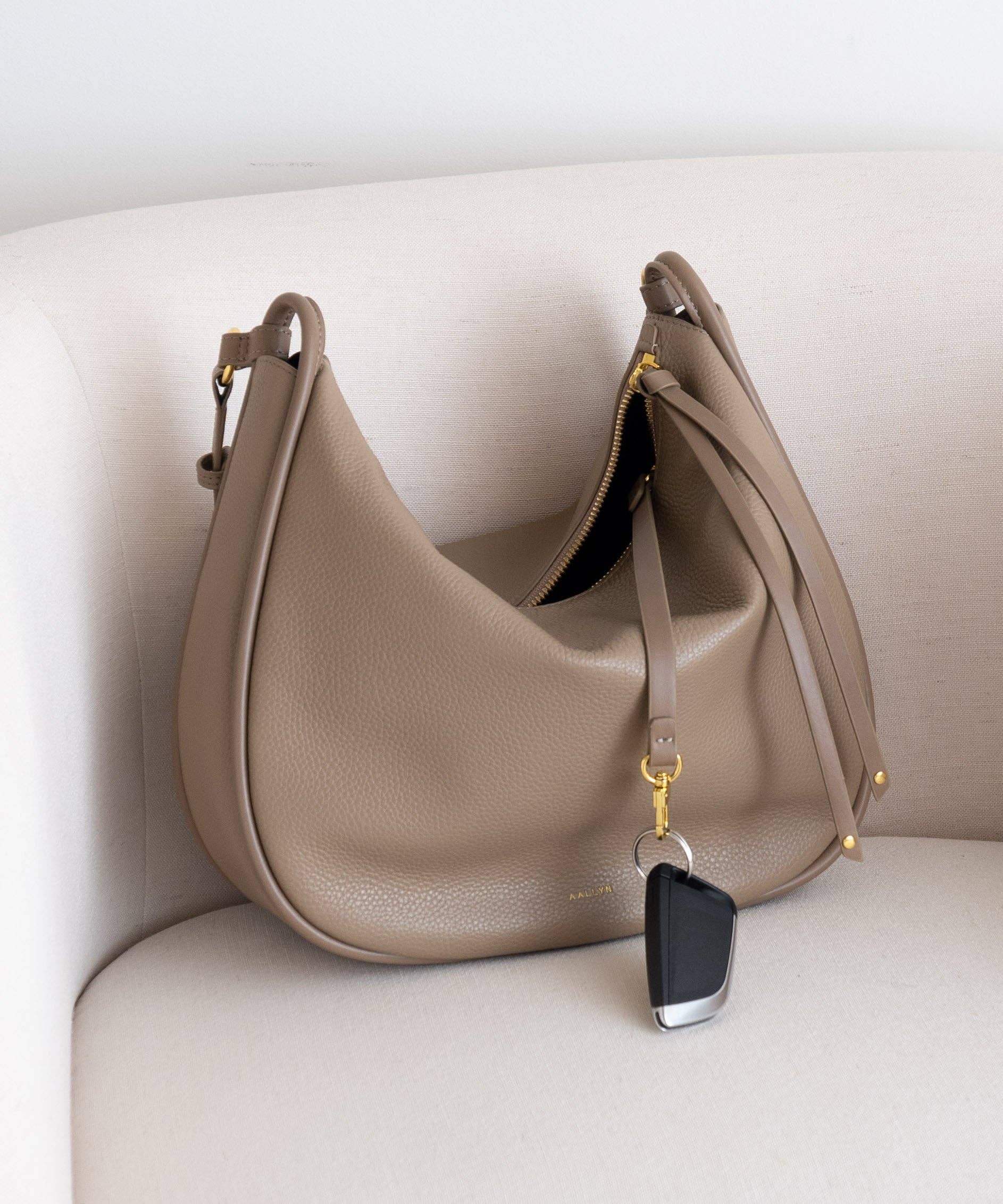 AALLYN - Marley Hobo - Leather: Black - Image 20