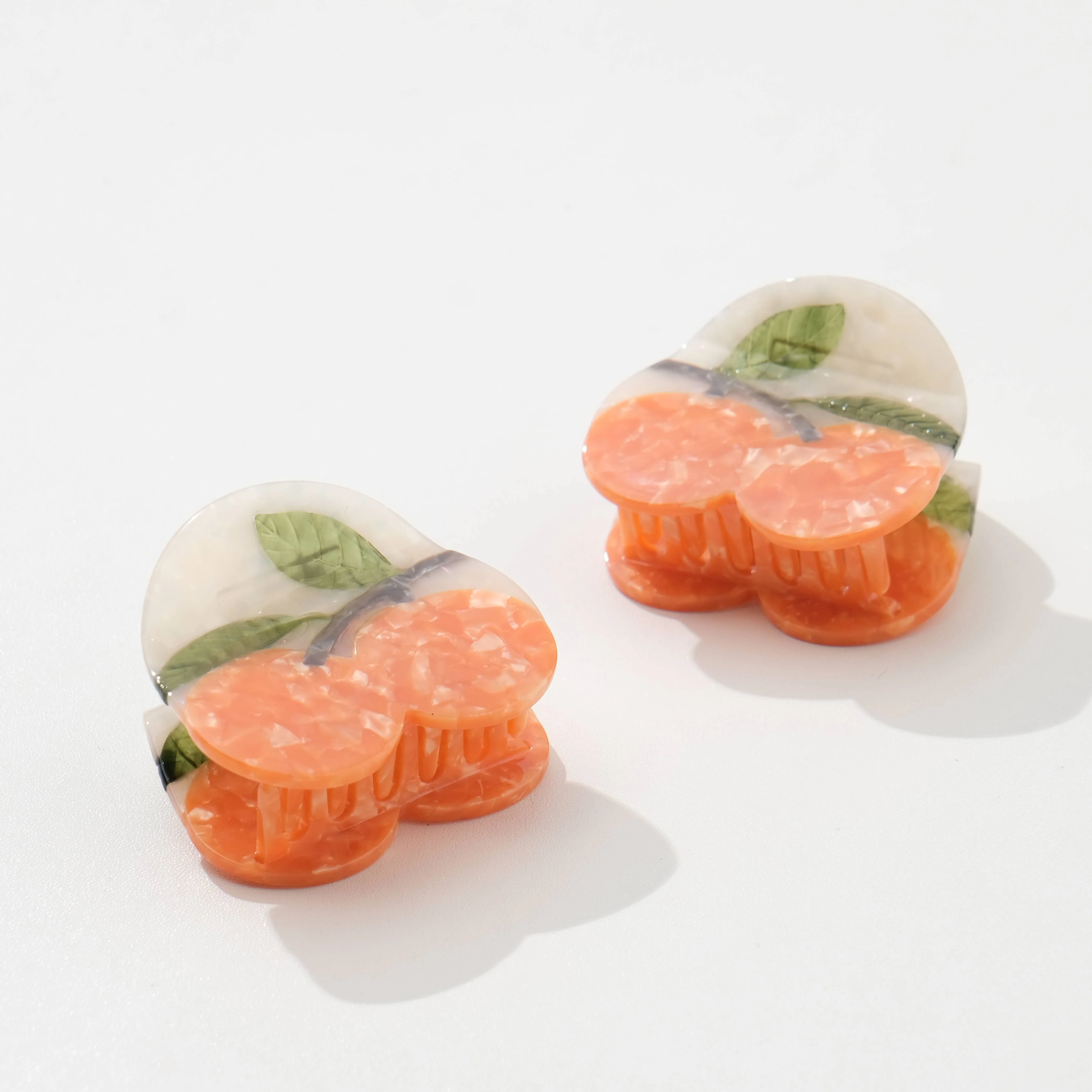 Adorro - Mandarin Orange Claw Clip - Small - Image 2