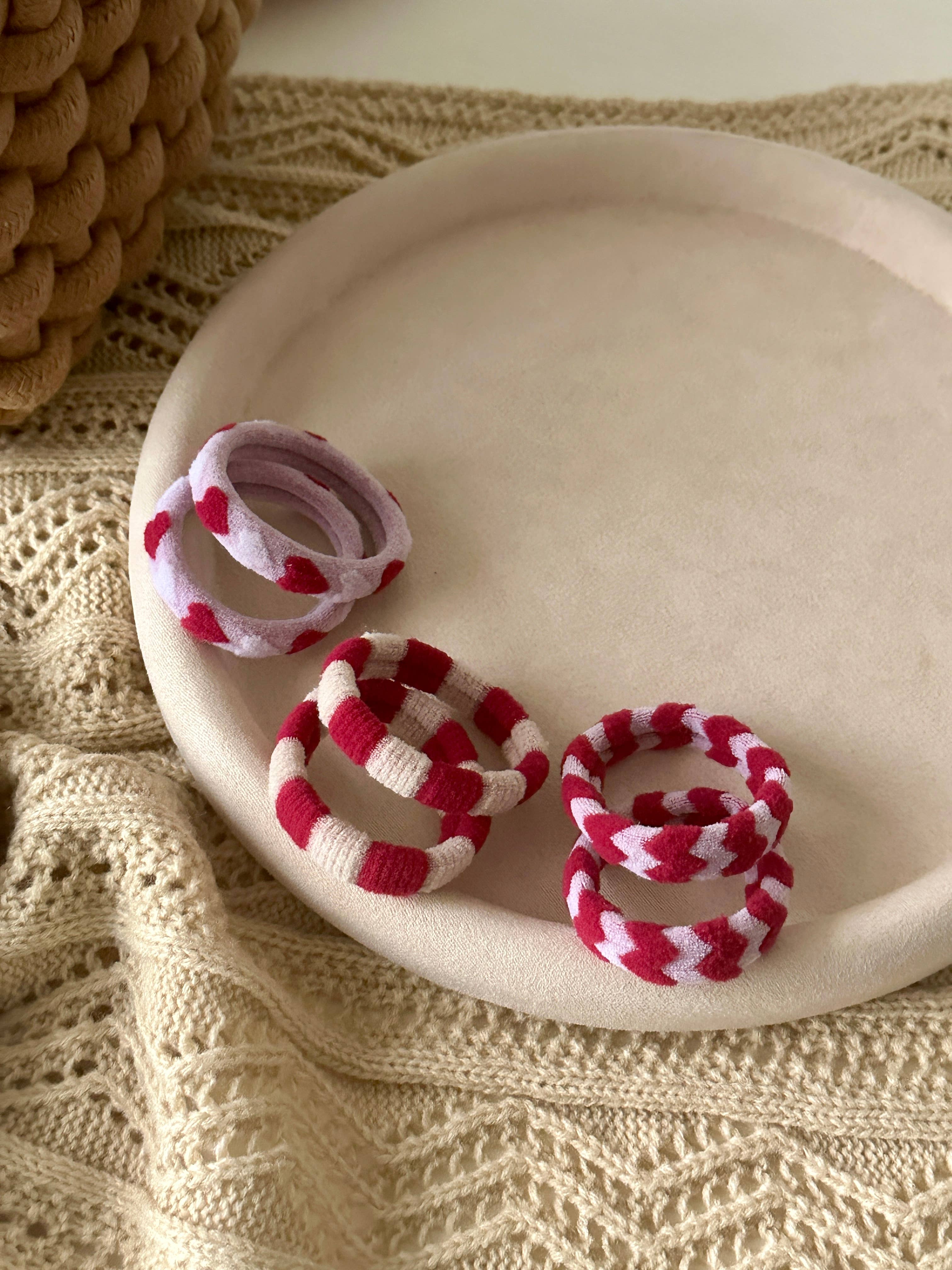 Adorro - Valentine's Day Seamless Hair Ties - Image 2
