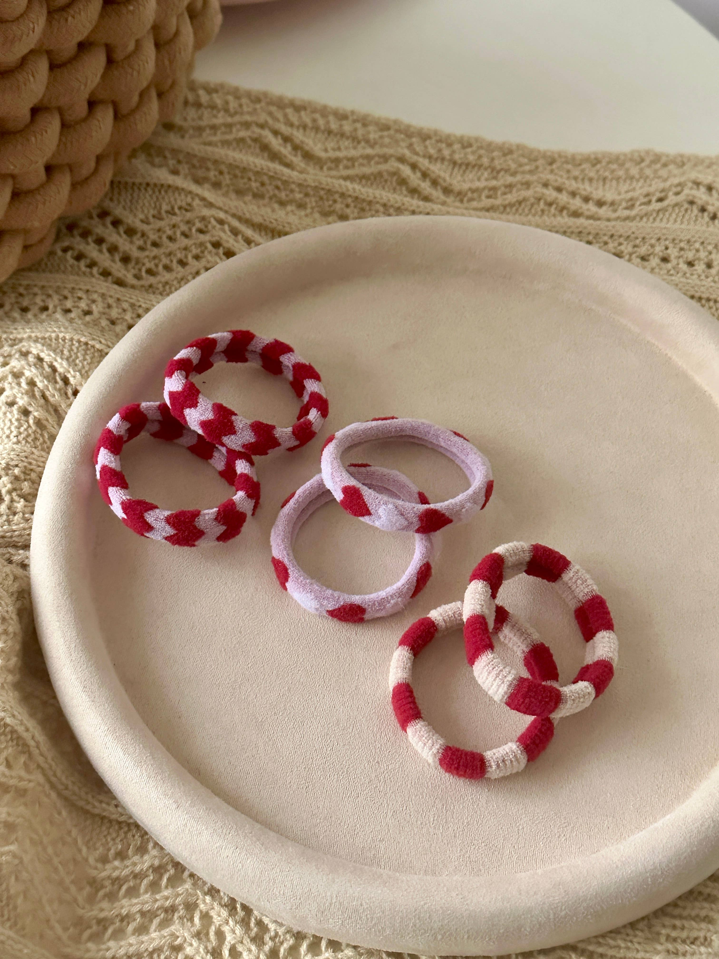 Adorro - Valentine's Day Seamless Hair Ties - Image 4