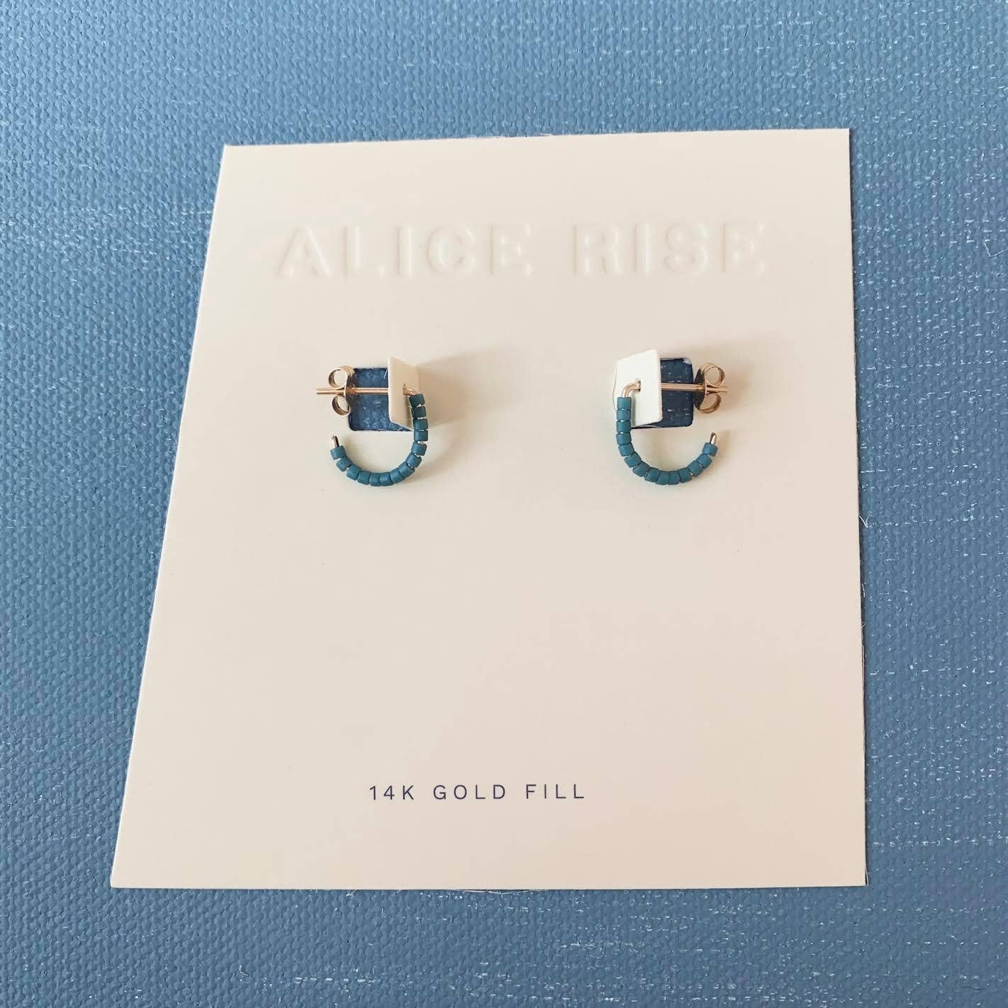 Alice Rise - Tiny Huggie in Slate Gray - Image 4