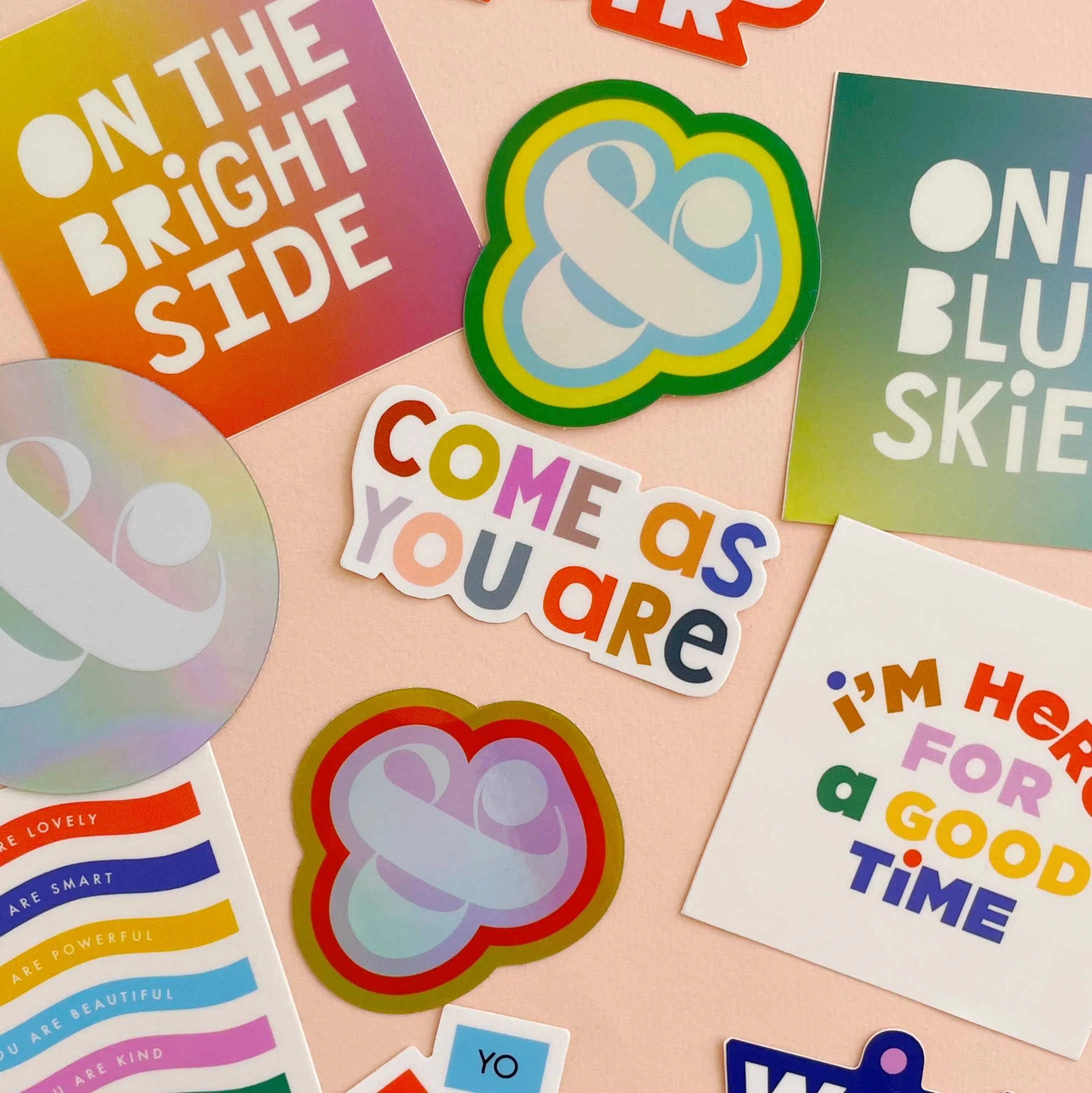 Ampersand Design Studio - Colorblock Love Sticker - Image 2