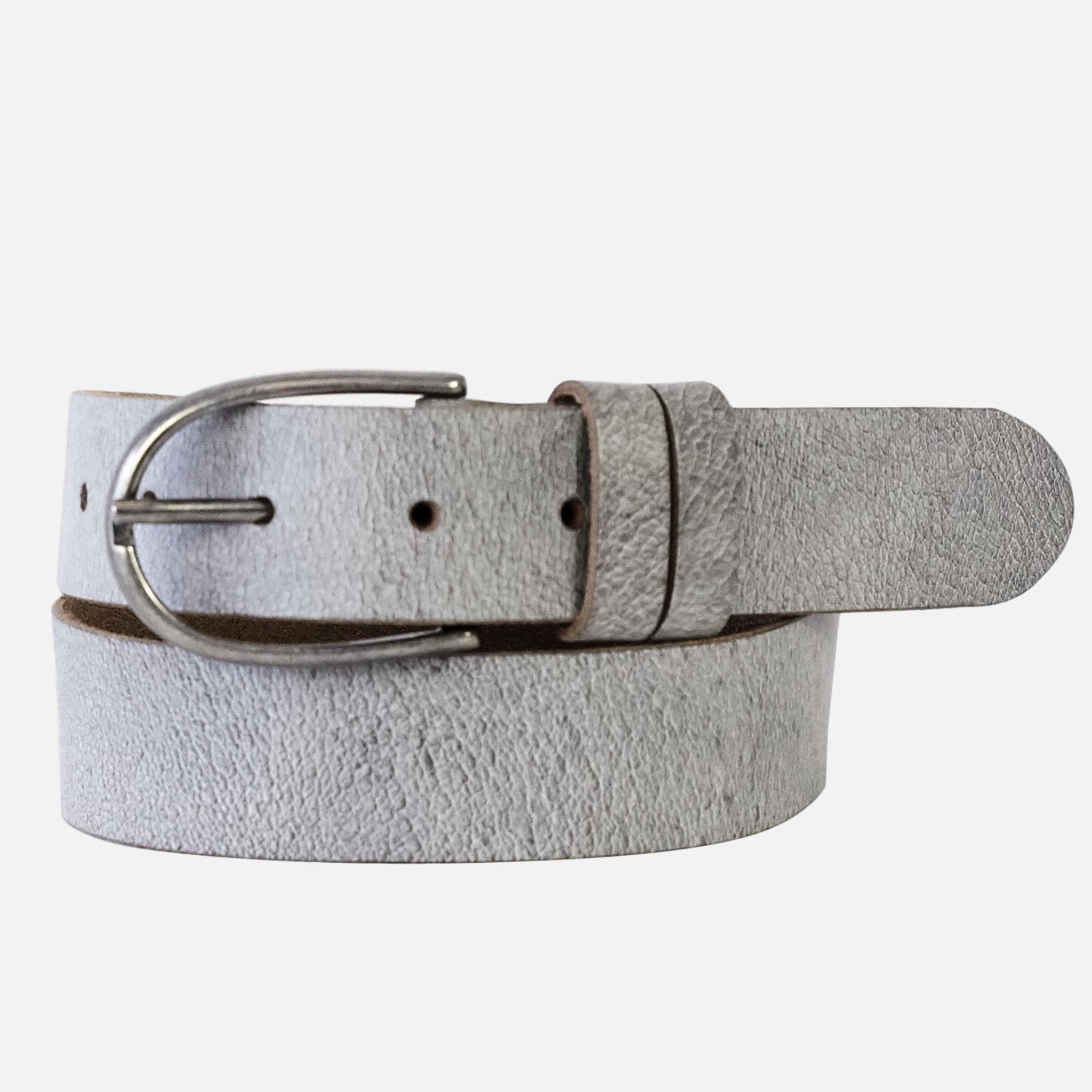 Amsterdam Heritage- Leather Belt Silver Buckle S - Image 18