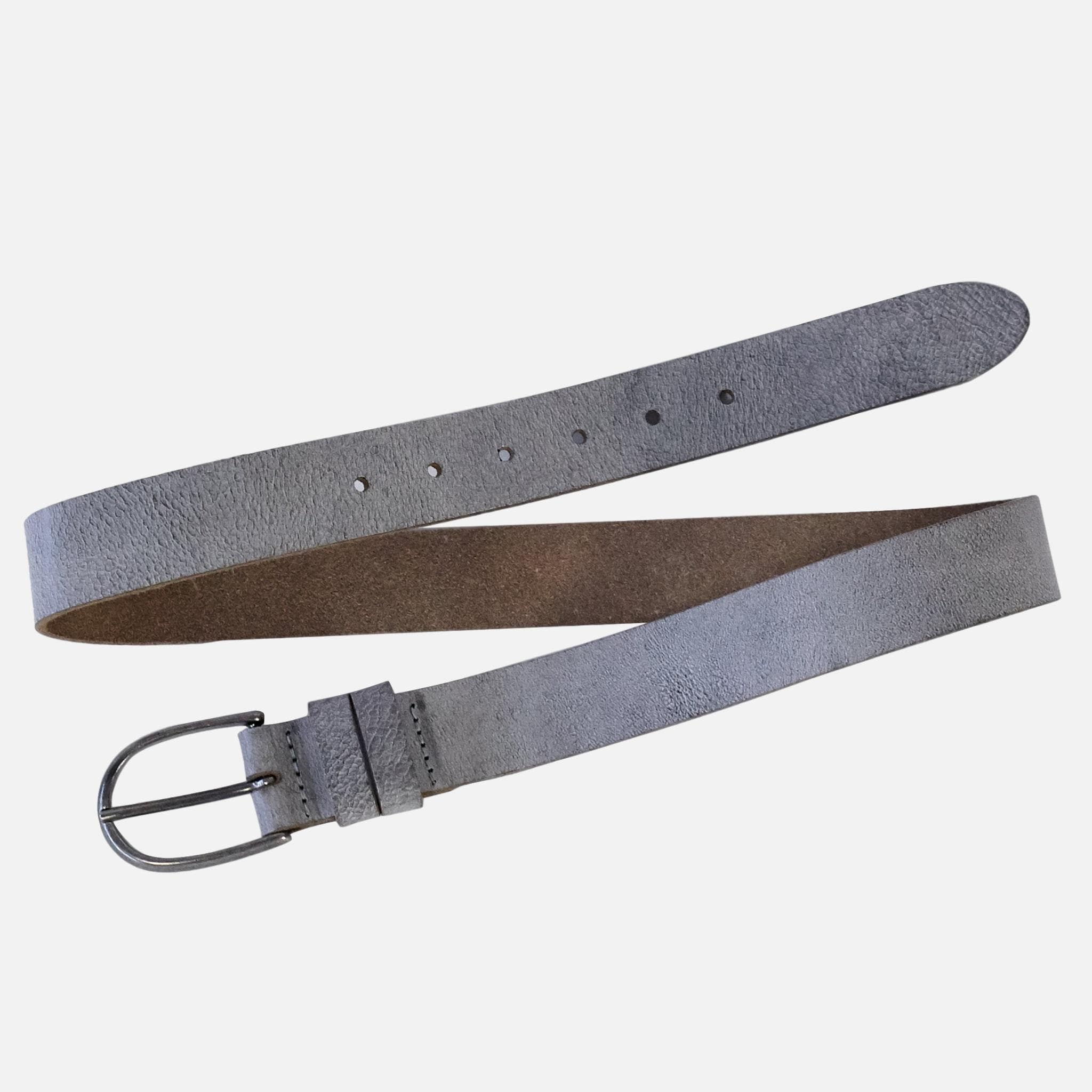 Amsterdam Heritage- Leather Belt Silver Buckle S - Image 22
