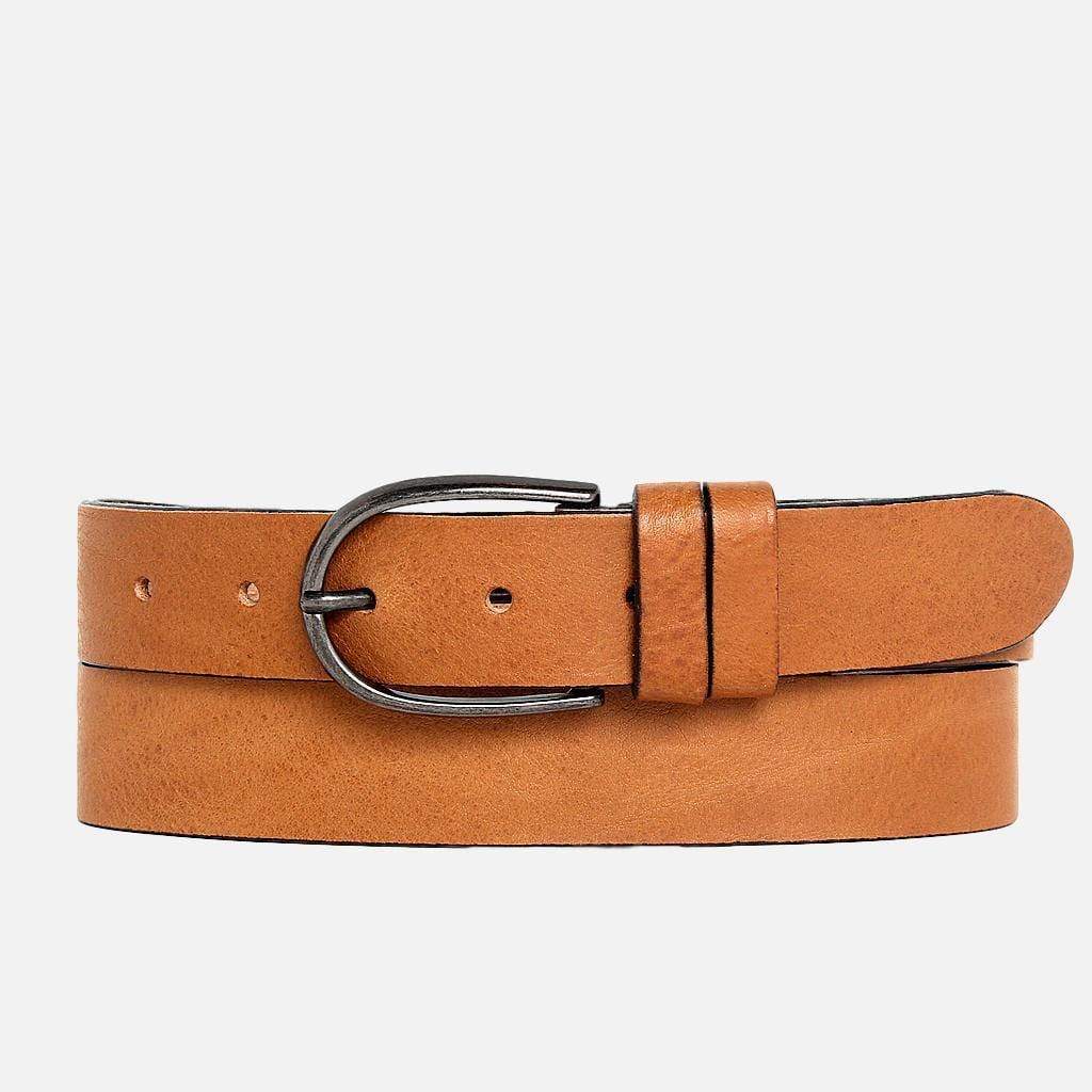 Amsterdam Heritage - Leather Belt Silver Buckle XS/S - Image 8