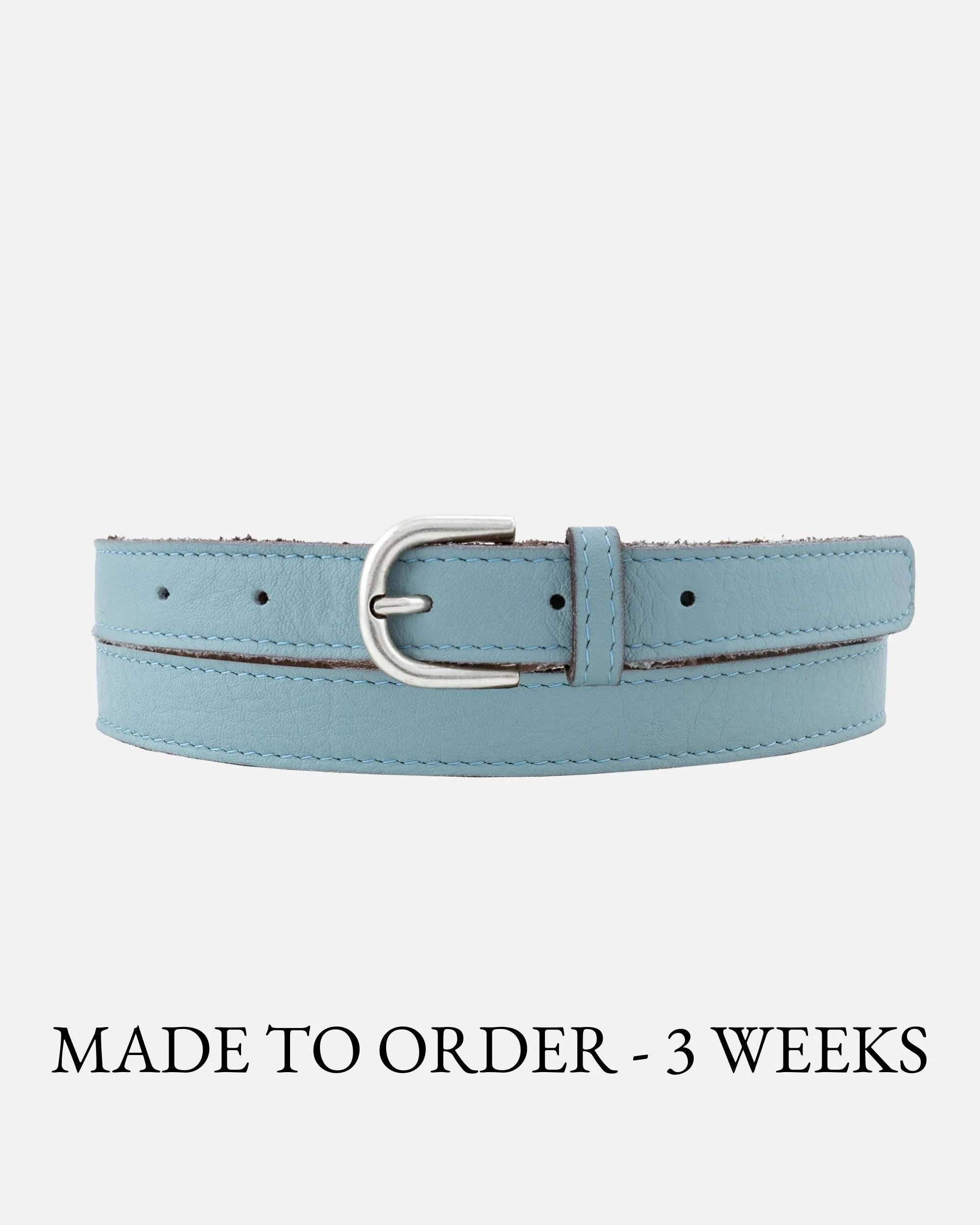 Amsterdam Heritage- Soft Skinny Leather Belt: Camel- S - Image 17