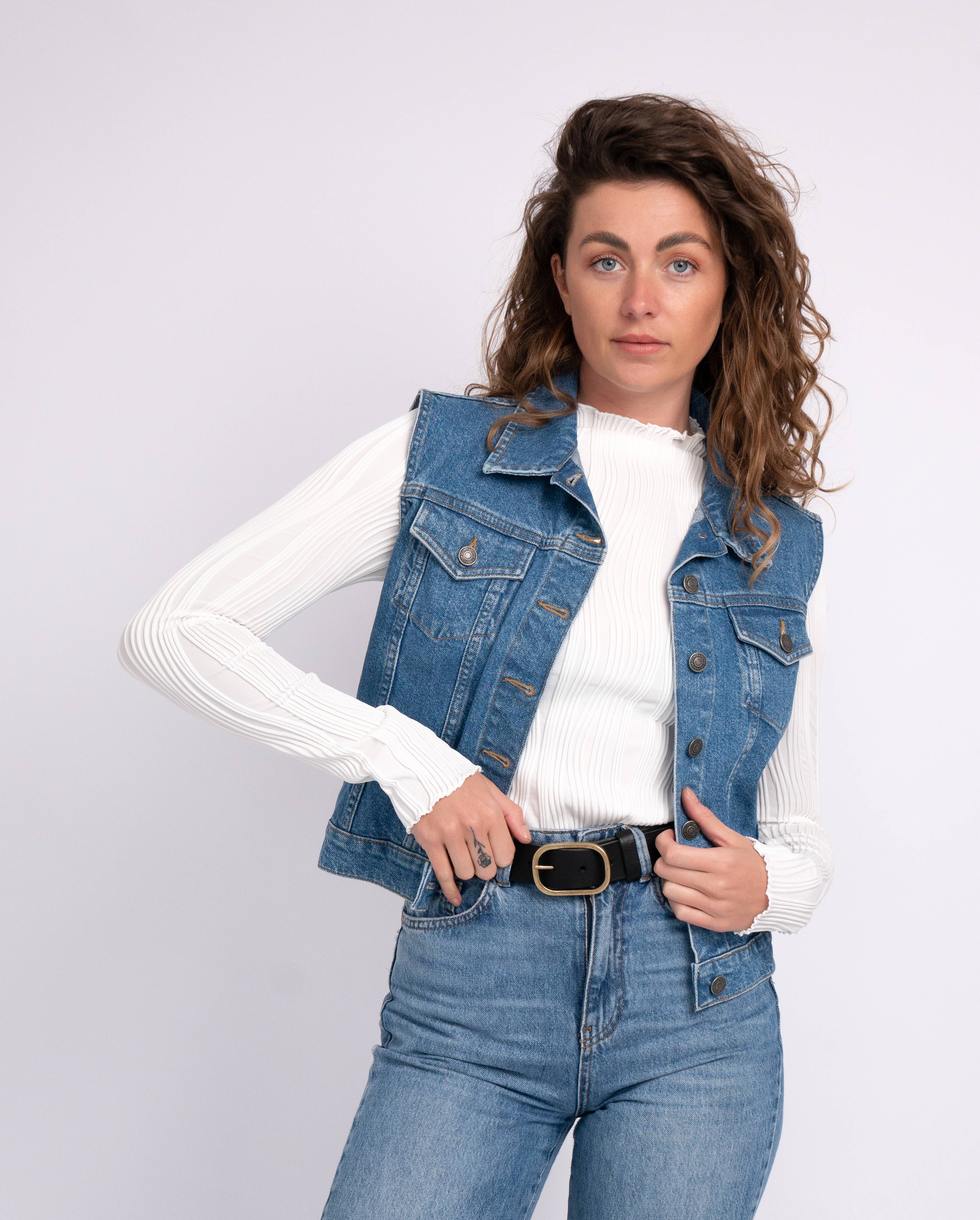 Amsterdam Heritage - Marin Gold Oval Buckle Belt Black- M/L - Image 5
