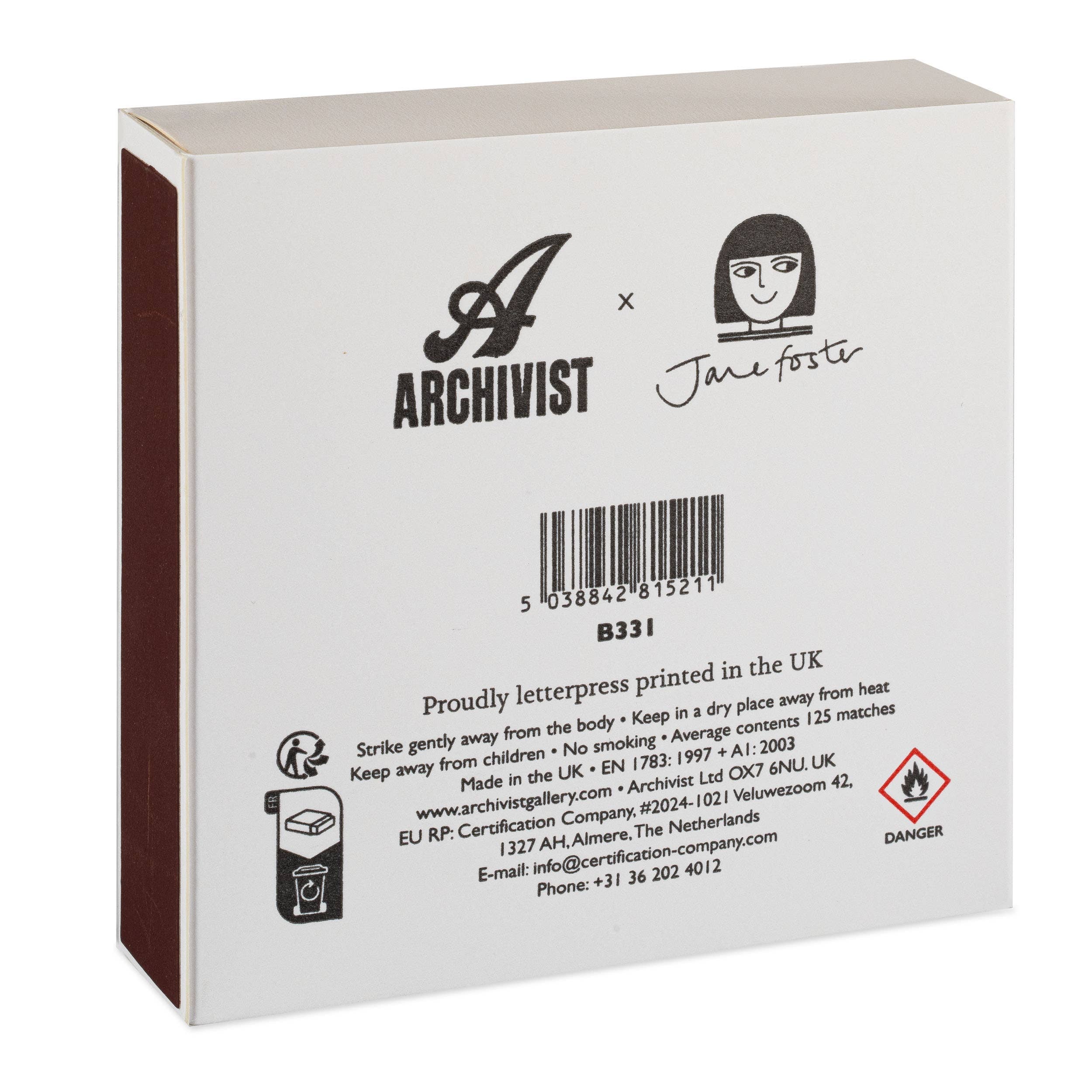 Archivist Gallery - Dog by Jane Foster| Square - Safety Matches - Image 3