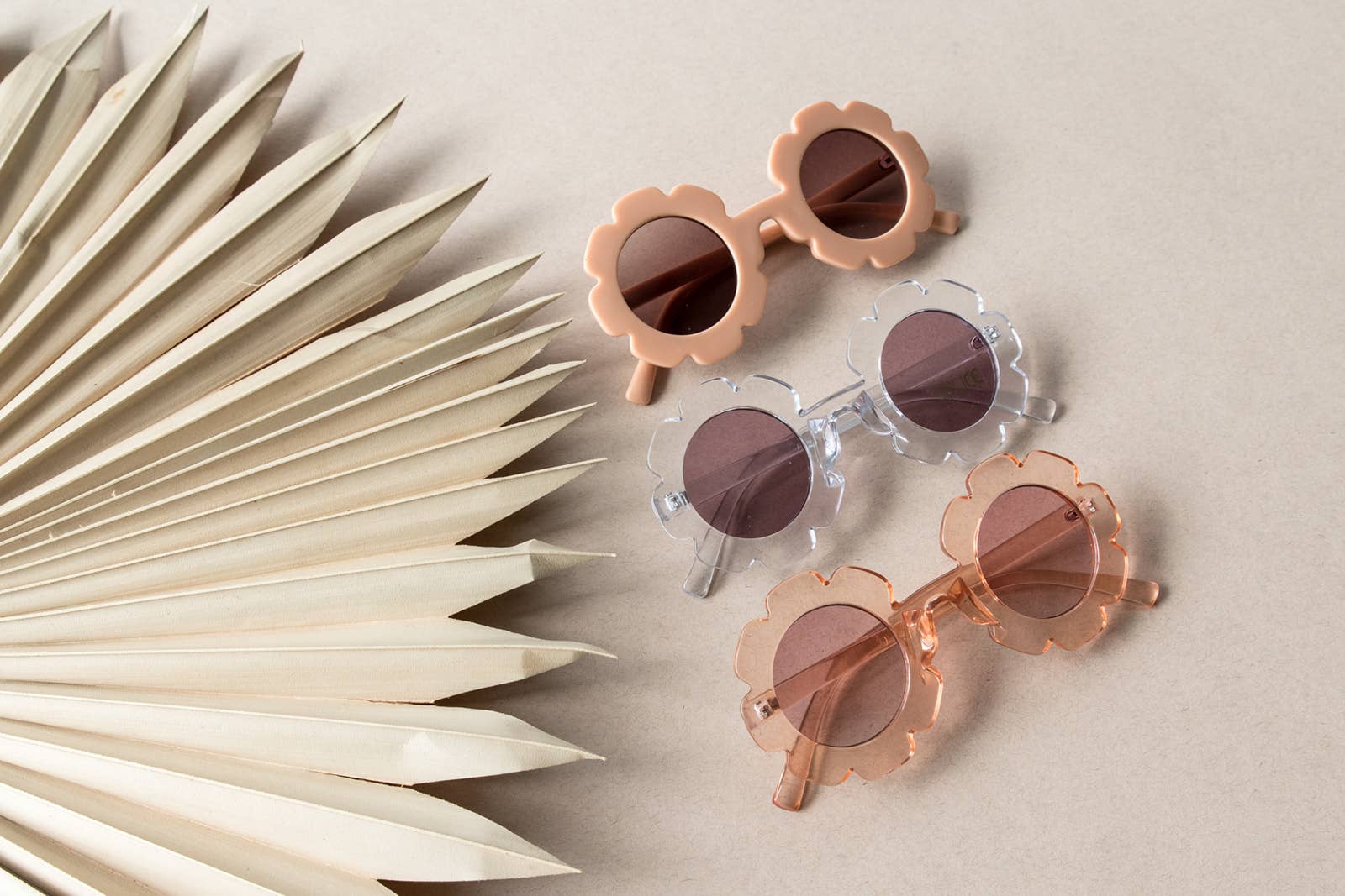 Babeehive Goods - Toddler & Kid Daisy Sunglasses- Clear - Image 4
