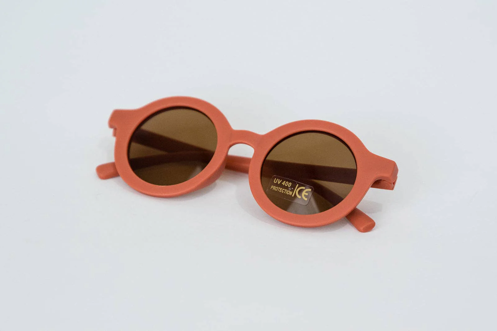 Babeehive Goods - Toddler & Kid Retro Sunglasses - Coral Orange - Image 2