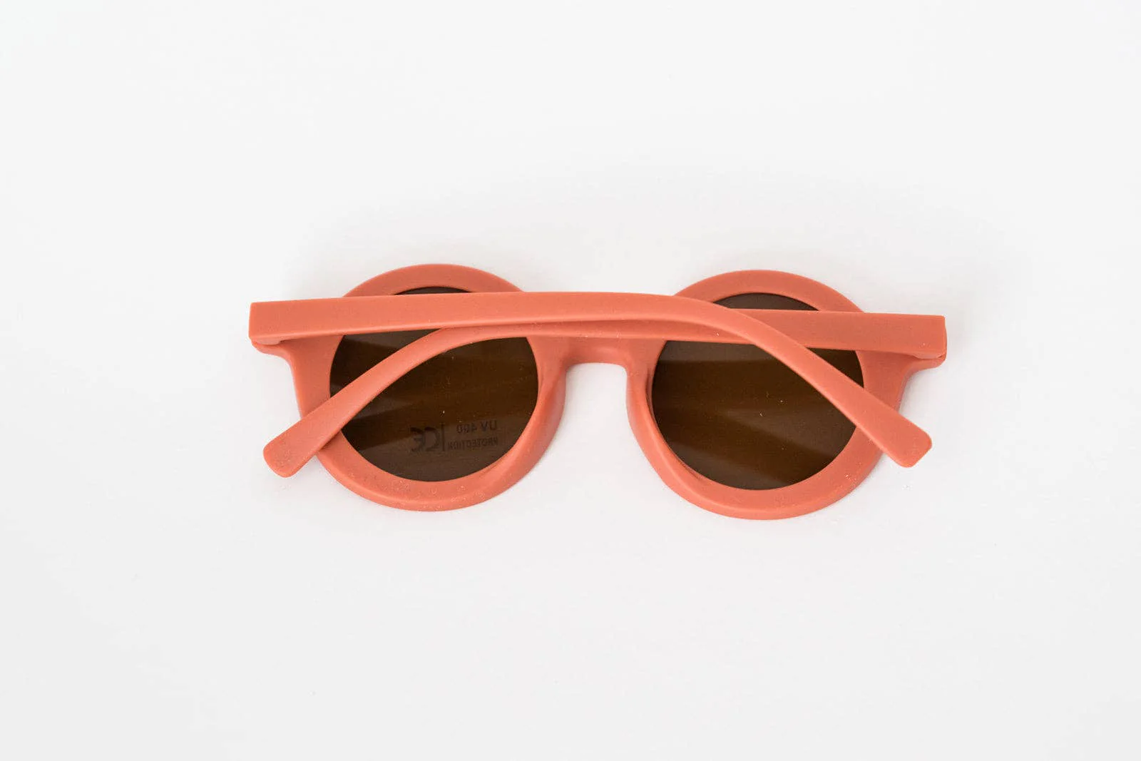 Babeehive Goods - Toddler & Kid Retro Sunglasses - Coral Orange - Image 3