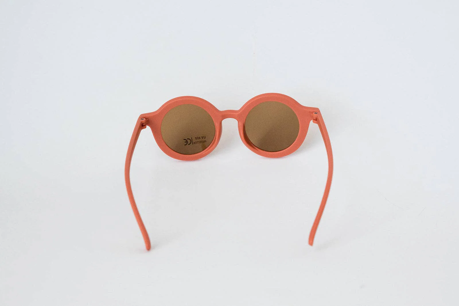 Babeehive Goods - Toddler & Kid Retro Sunglasses - Coral Orange - Image 5