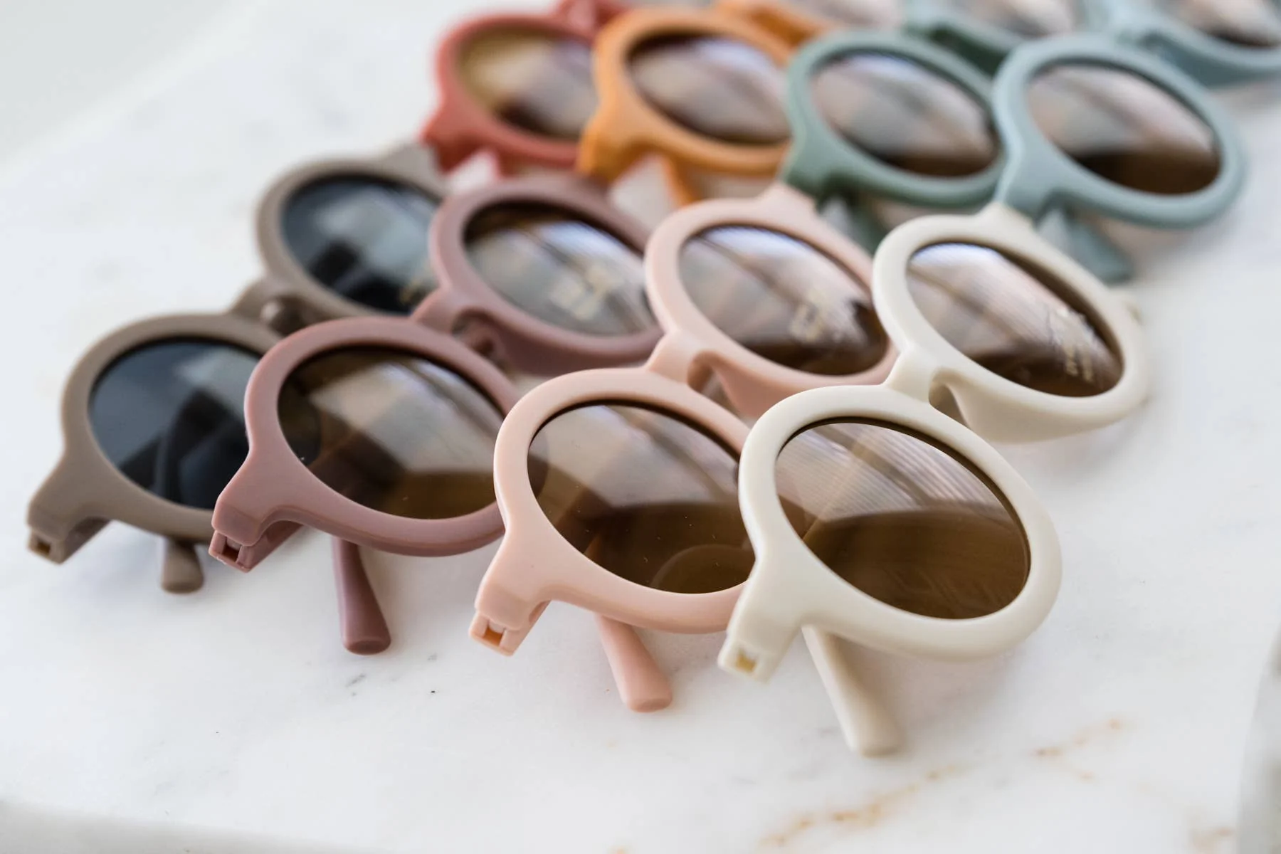 Babeehive Goods - Toddler & Kid Retro Sunglasses : Duck Egg Blue - Image 4
