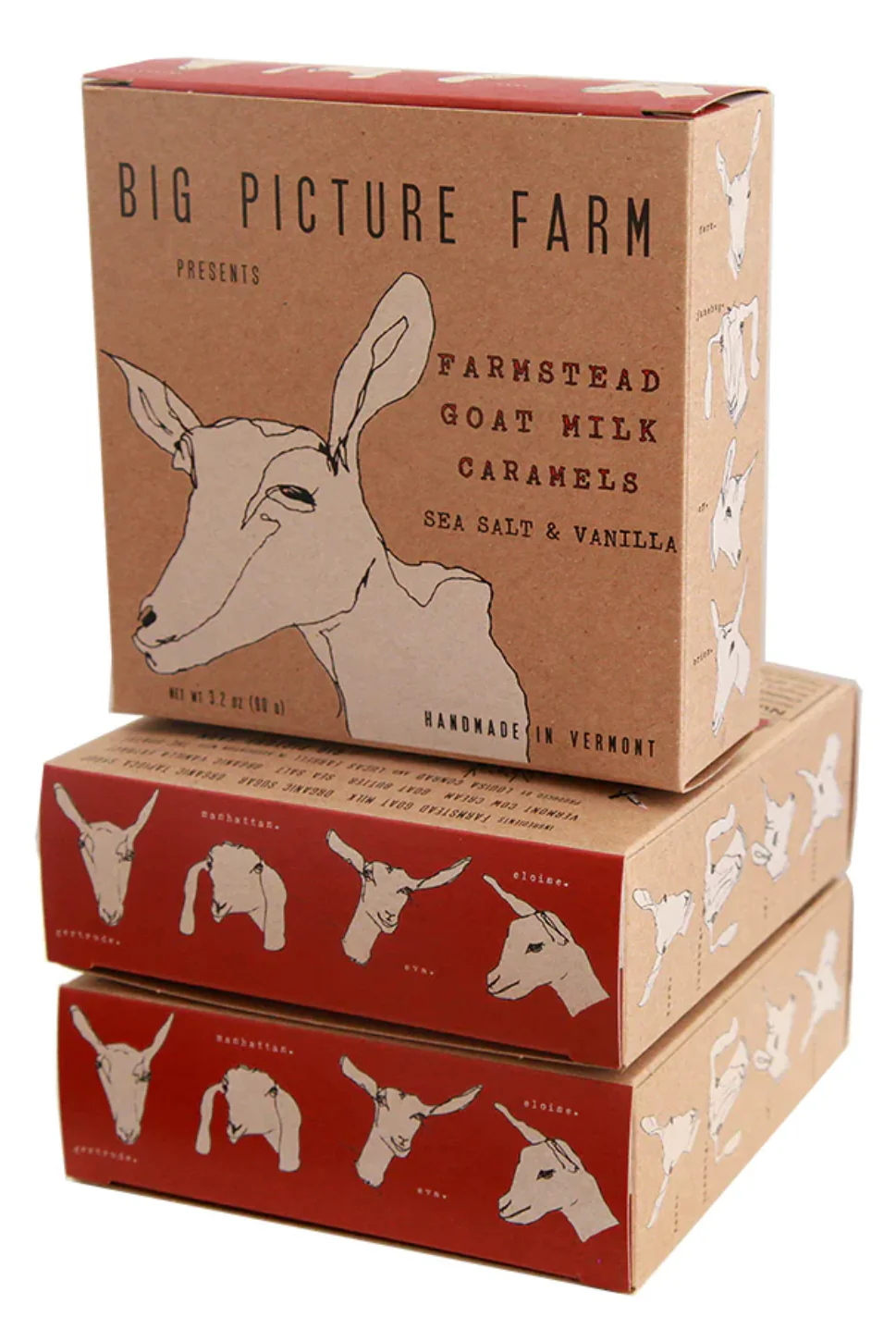 Big Picture Farm - Classic Farm Goat Milk Caramel Boxes: Brown Butter Bourbon - Image 3