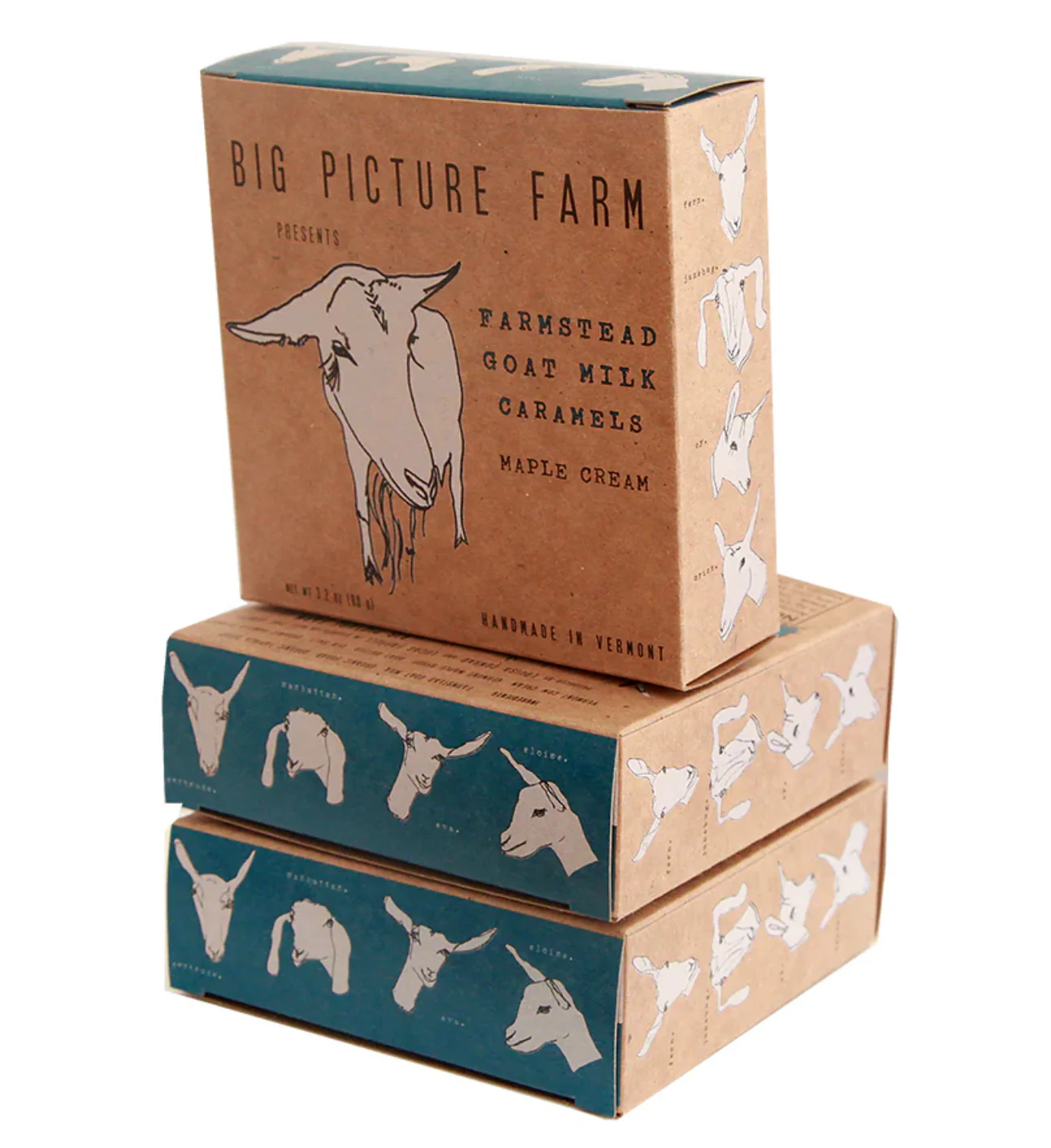 Big Picture Farm - Classic Farm Goat Milk Caramel Boxes: Brown Butter Bourbon - Image 4