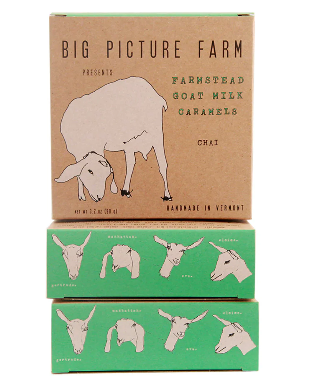 Big Picture Farm - Classic Farm Goat Milk Caramel Boxes: Brown Butter Bourbon - Image 6