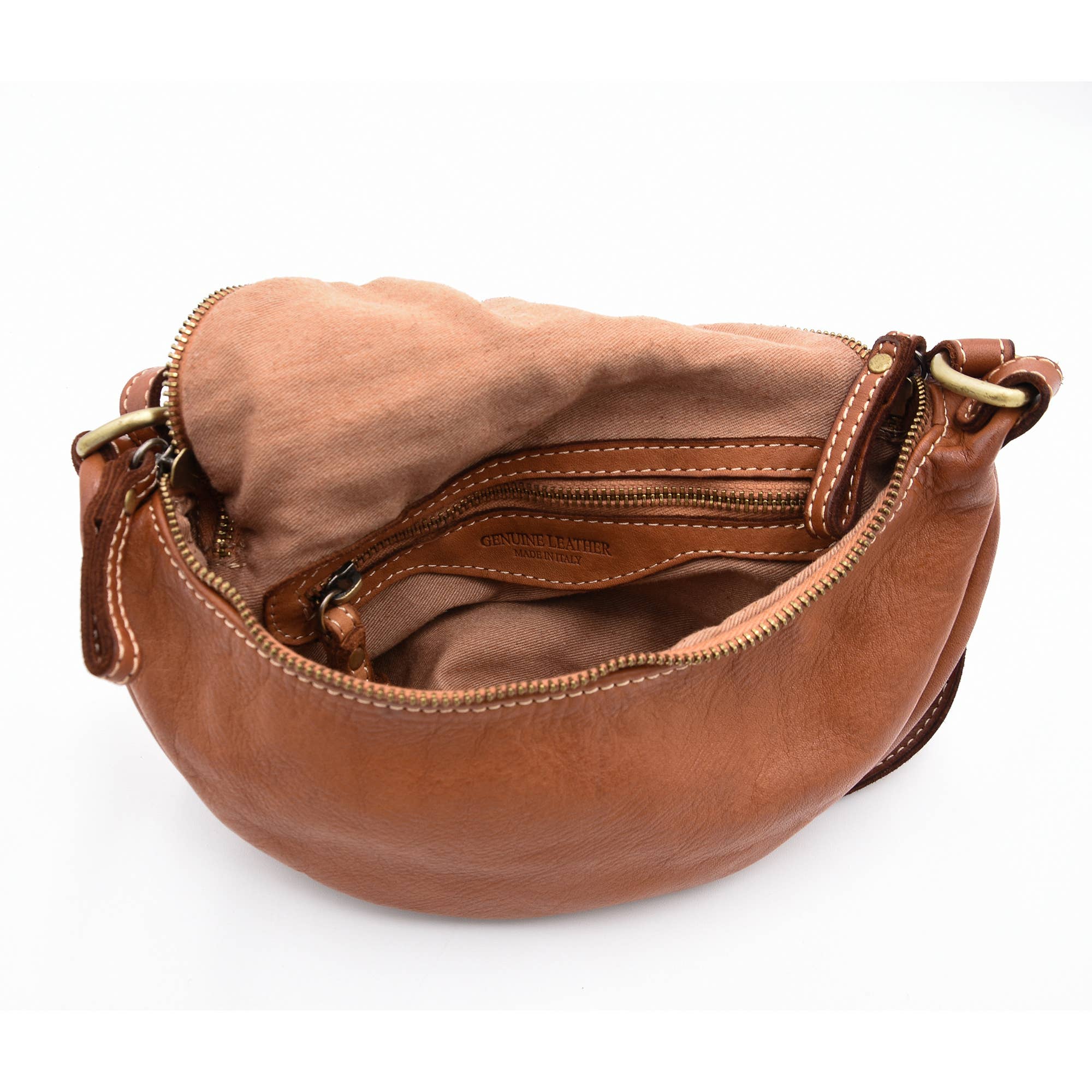 Bolsa Nova Handbags - Avery Crossbody: Light Taupe - Image 26