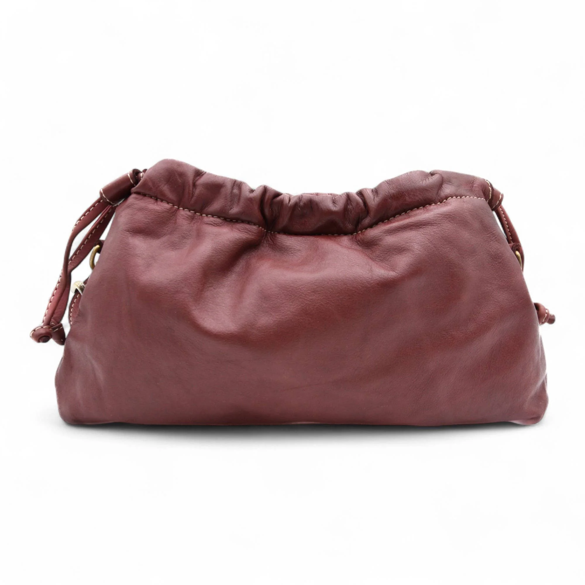 Bolsa Nova Handbags - Greta Clutch: Cognac - Image 25