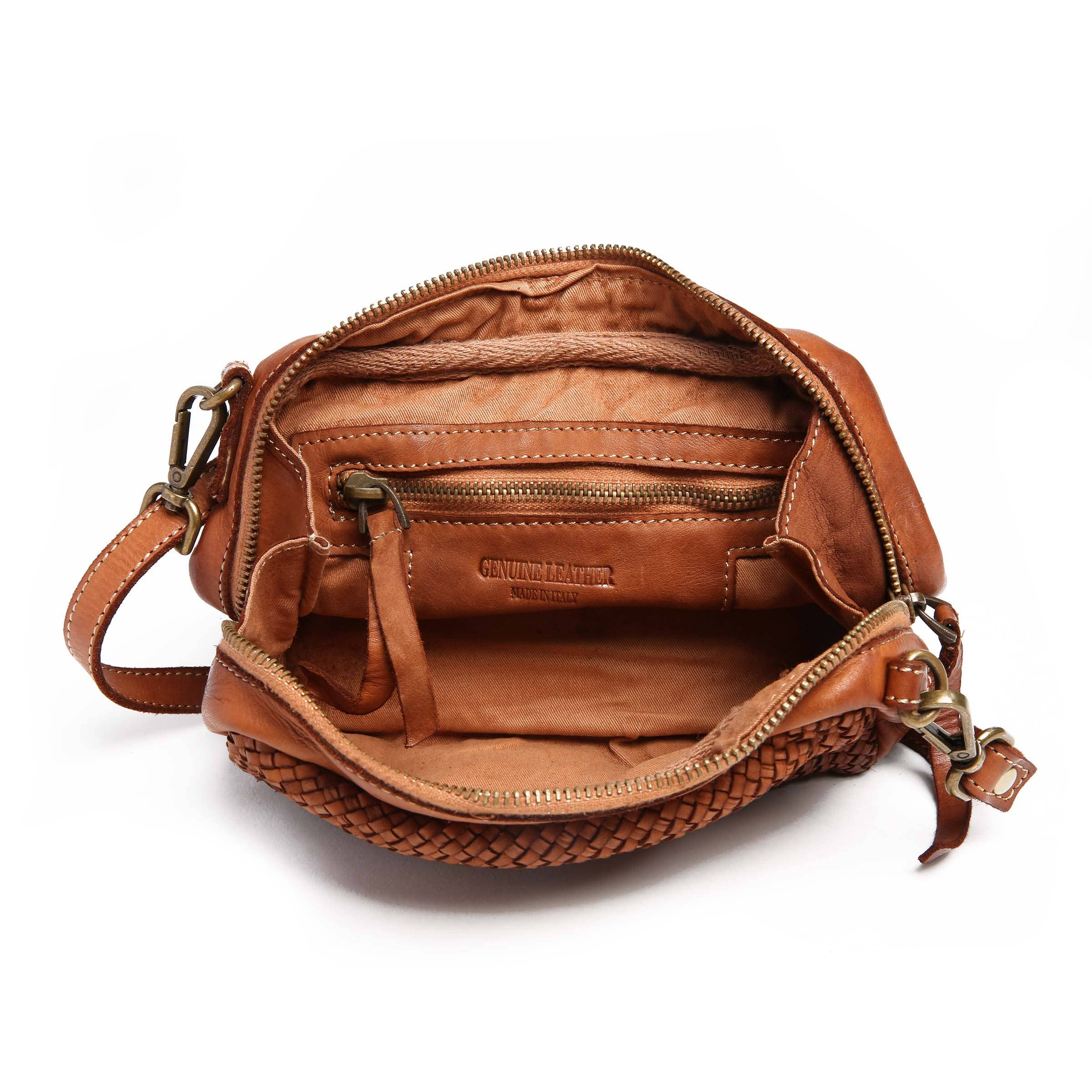 Bolsa Nova Handbags - Lily Woven Leather Minibag - Image 5