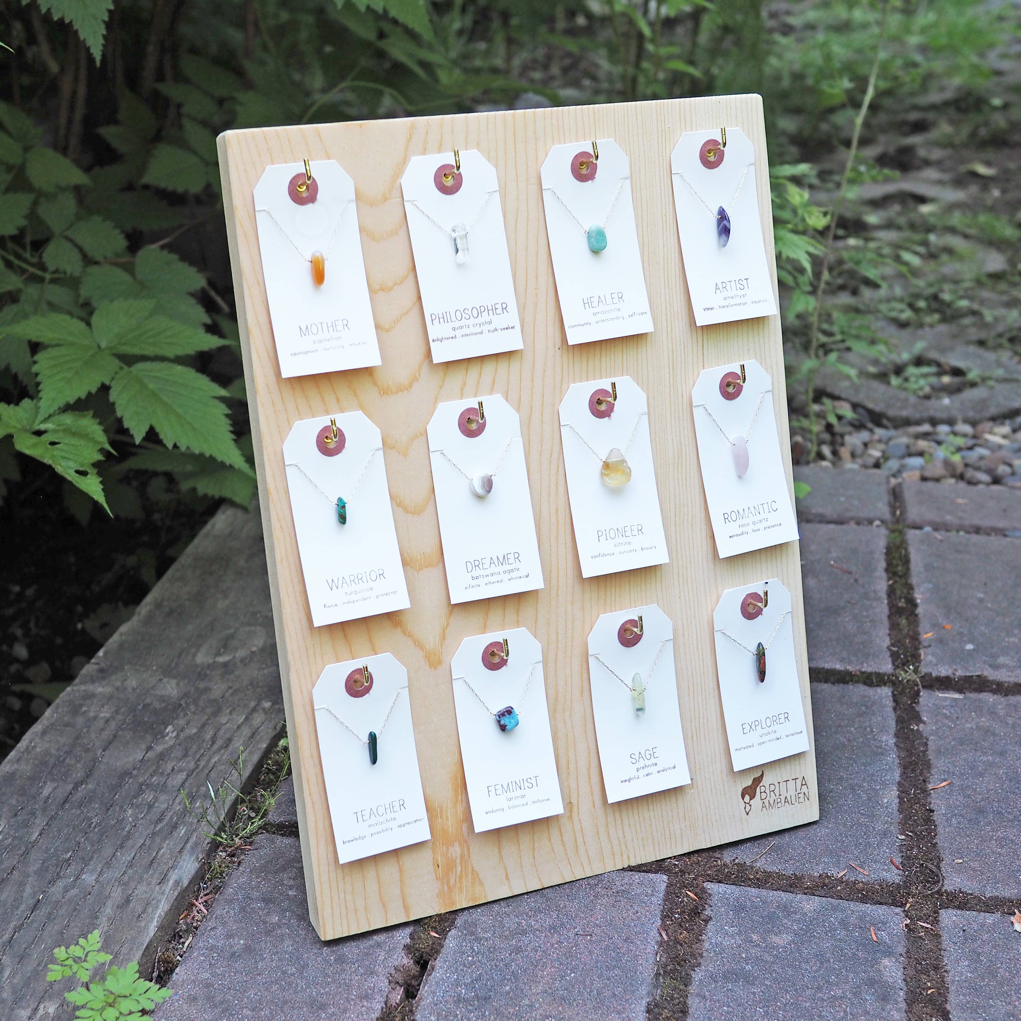 Britta Ambauen Jewelry - Feminist / Larimar Necklace - Image 18