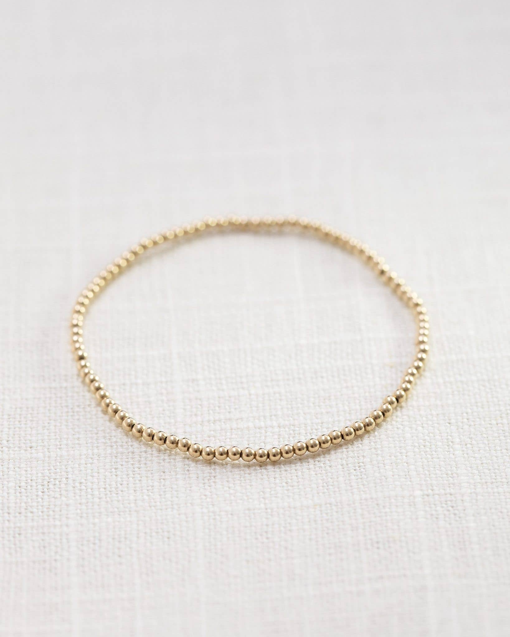 Coast and Cove - 2mm Gold Filled Ball Bracelet