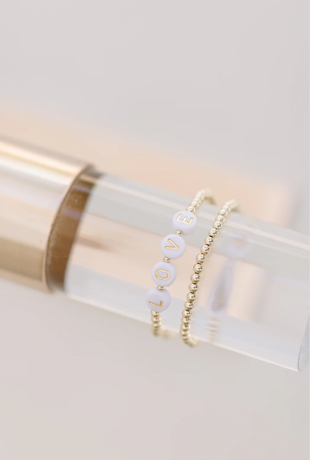 Coast and Cove - 3mm Gold Ball Bracelet - Image 3