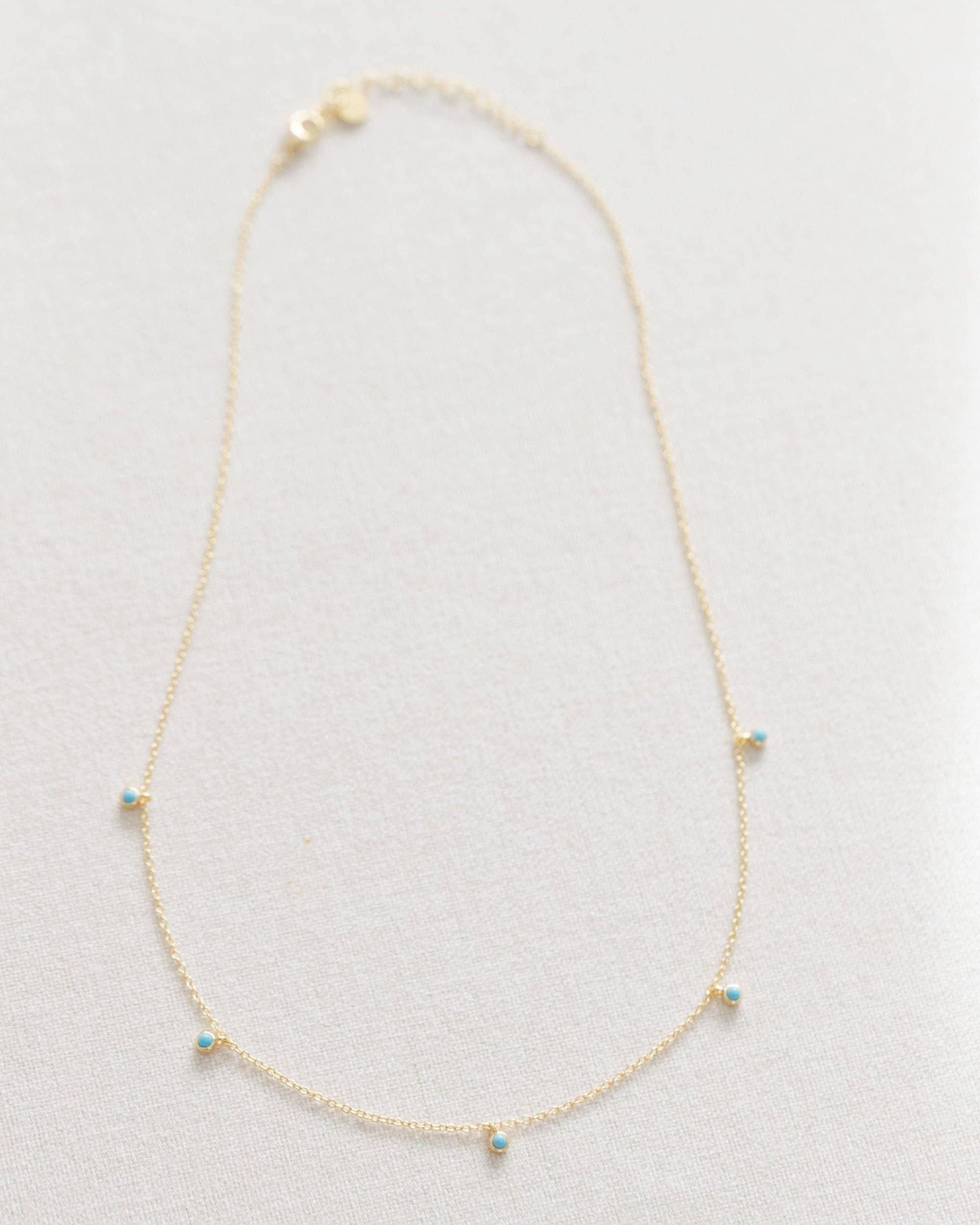 Coast and Cove - Turquoise Satellite Necklace - Image 5