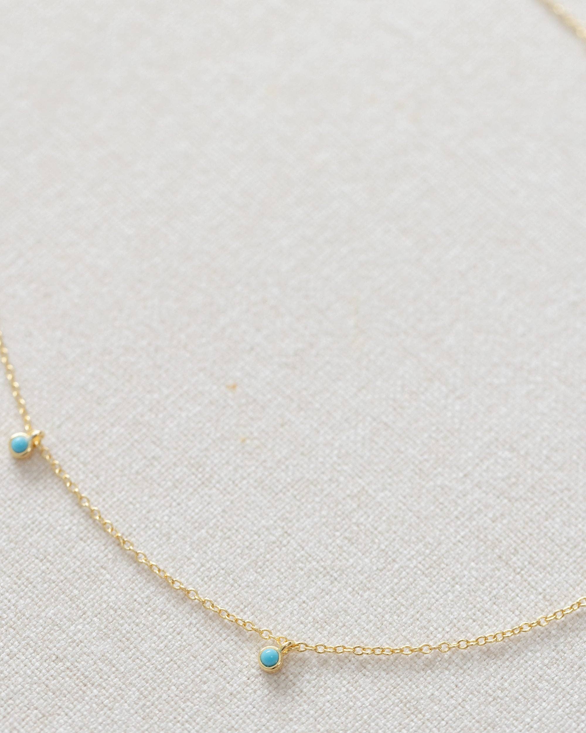 Coast and Cove - Turquoise Satellite Necklace - Image 6