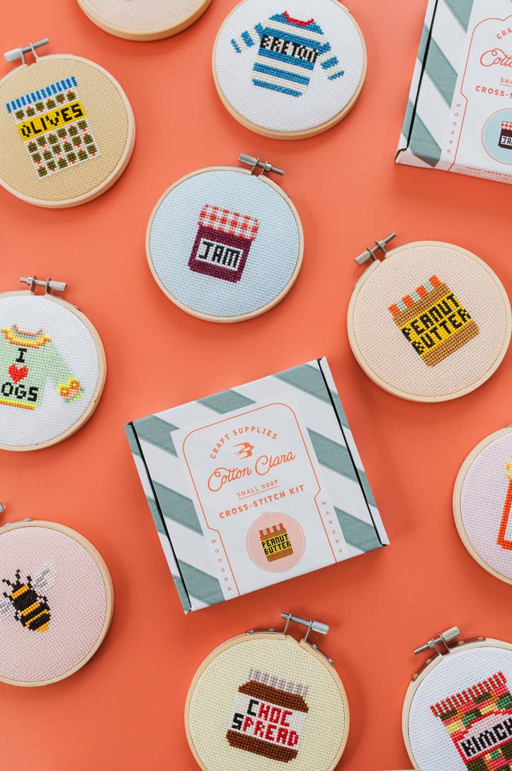 Cotton Clara - Aperol Cocktail Beginner Cross Stitch Kit - Image 9