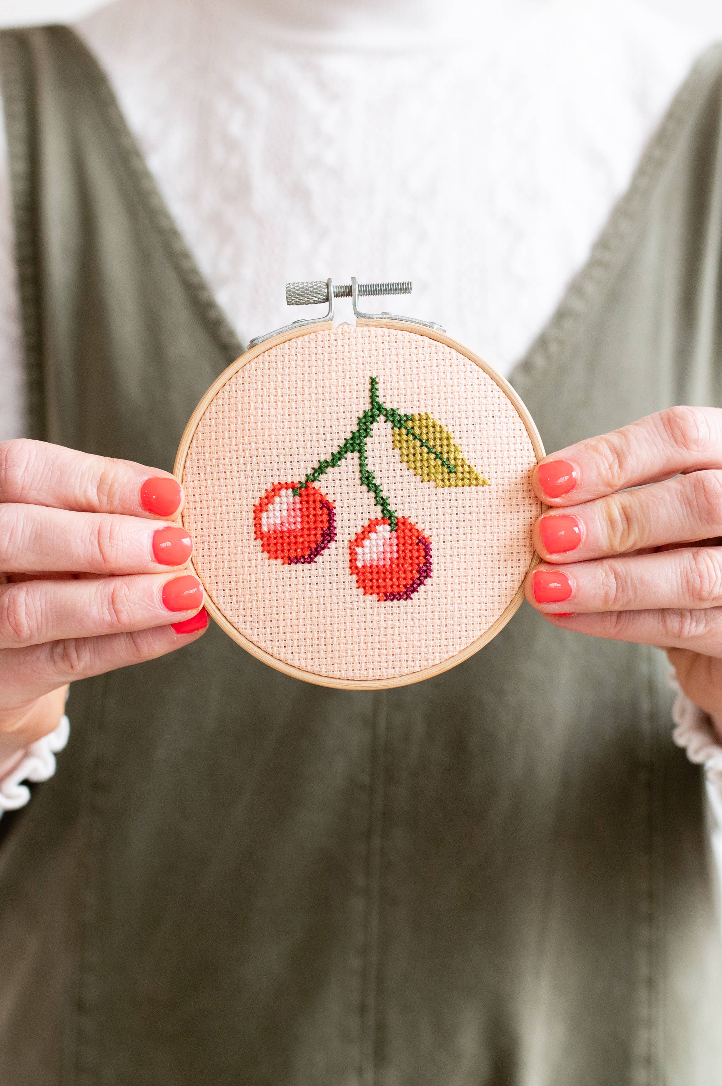 Cotton Clara - Cherry Cross Stitch Kit - Image 7
