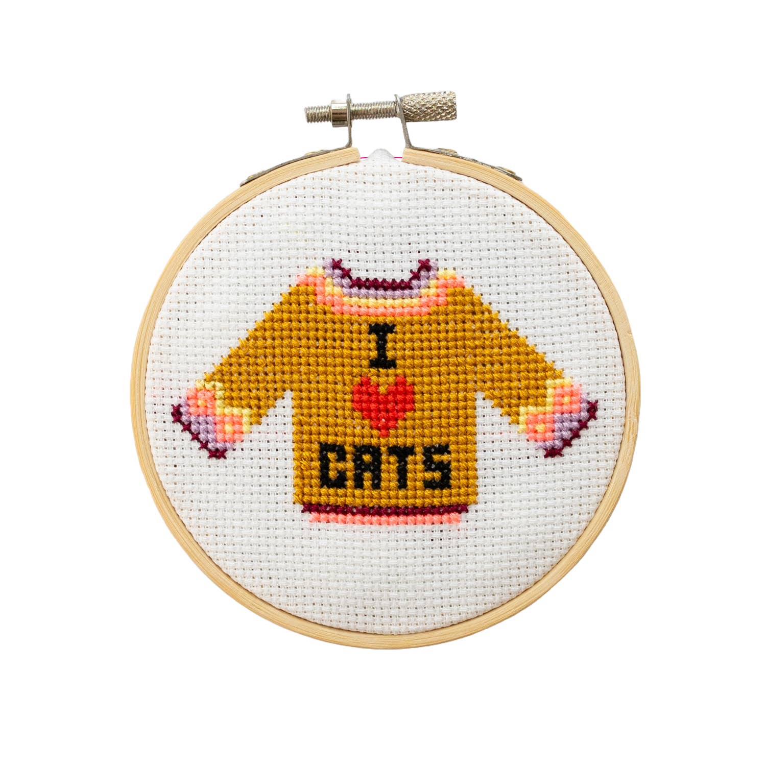 Cotton Clara - I Love Cats Cross Stitch Kit - Image 5