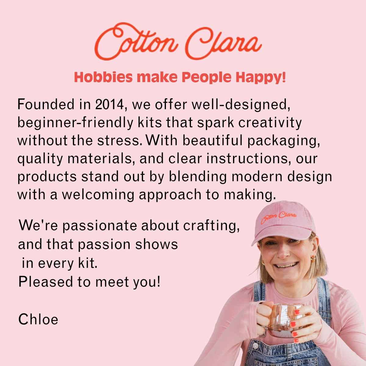 Cotton Clara - Sardines Cross Stitch Kit - Image 4