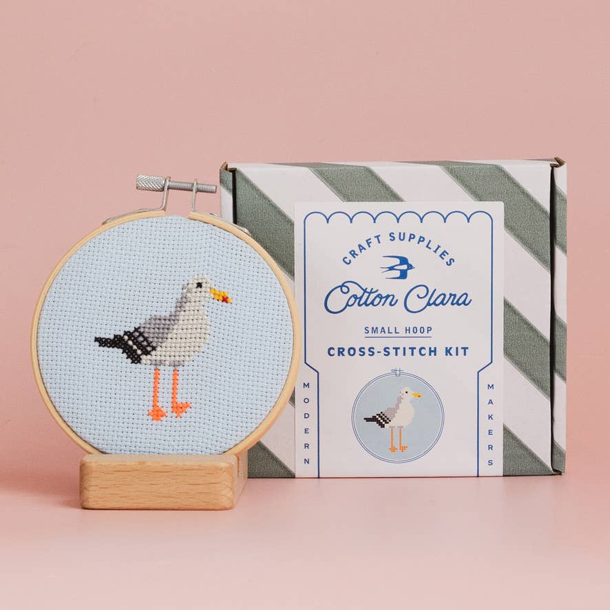 Cotton Clara - Seagull Cross Stitch Kit