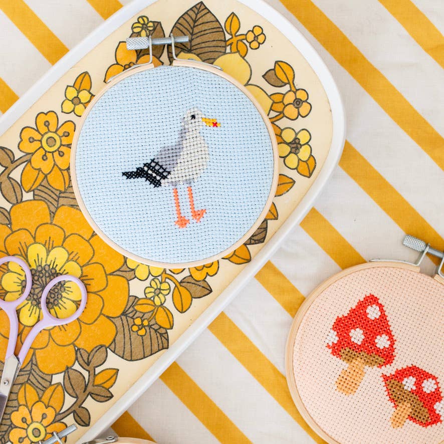 Cotton Clara - Seagull Cross Stitch Kit - Image 2