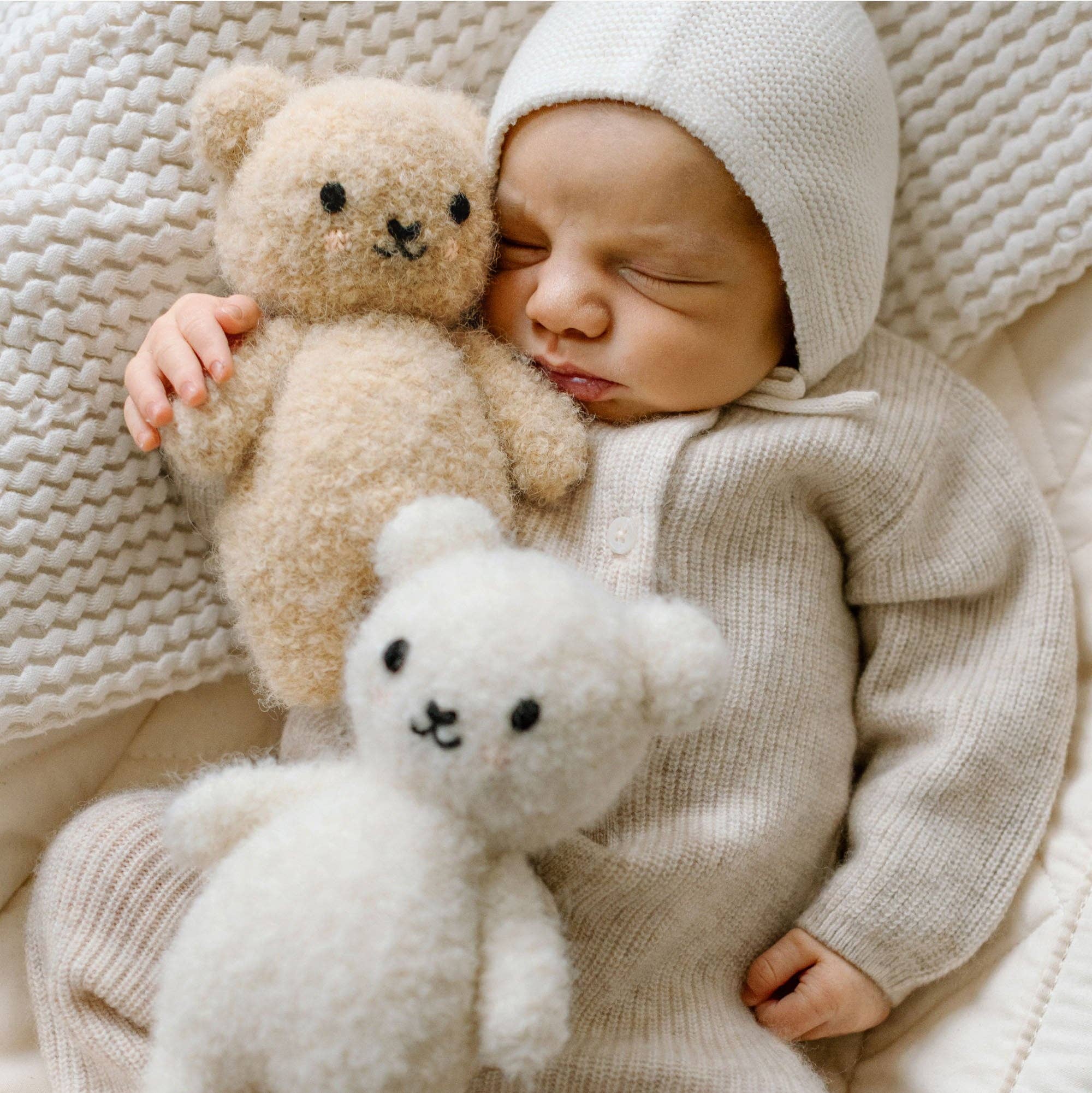 cuddle+kind - Baby bouclé bear (honey) - Image 8