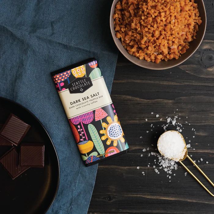 Dark Sea Salt Truffle Bar - Image 2
