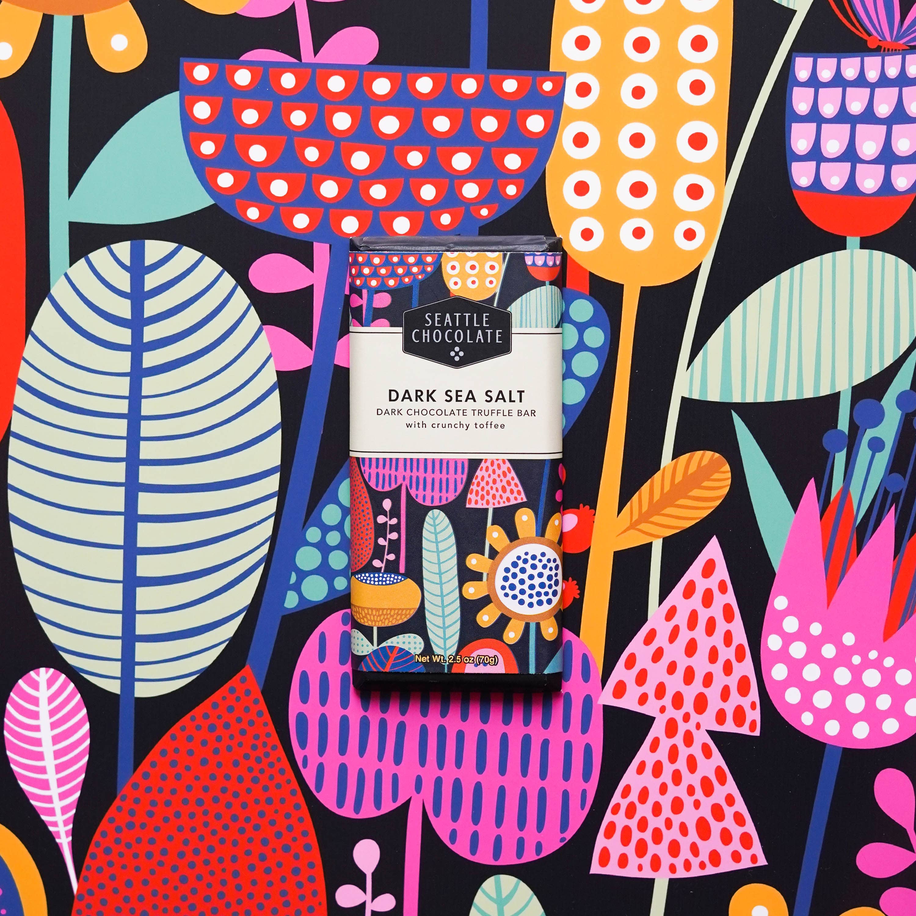 Dark Sea Salt Truffle Bar - Image 3