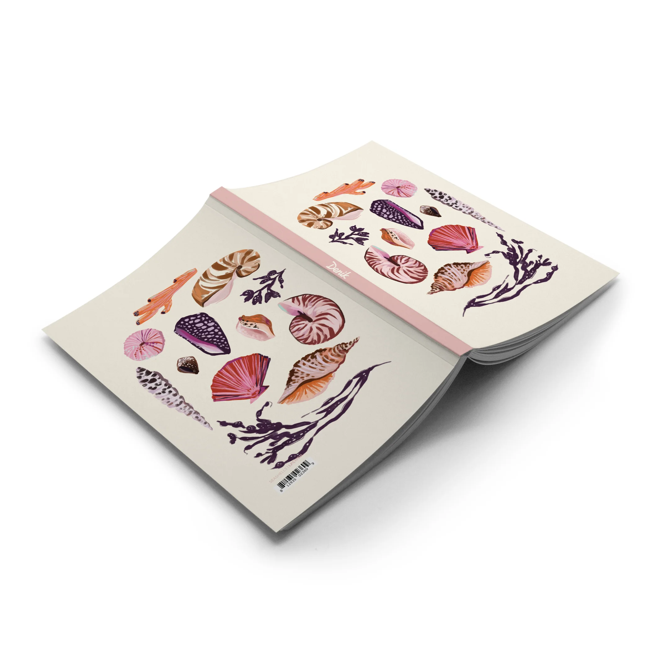 Denik - Seashells Classic Layflat Notebook - Image 2