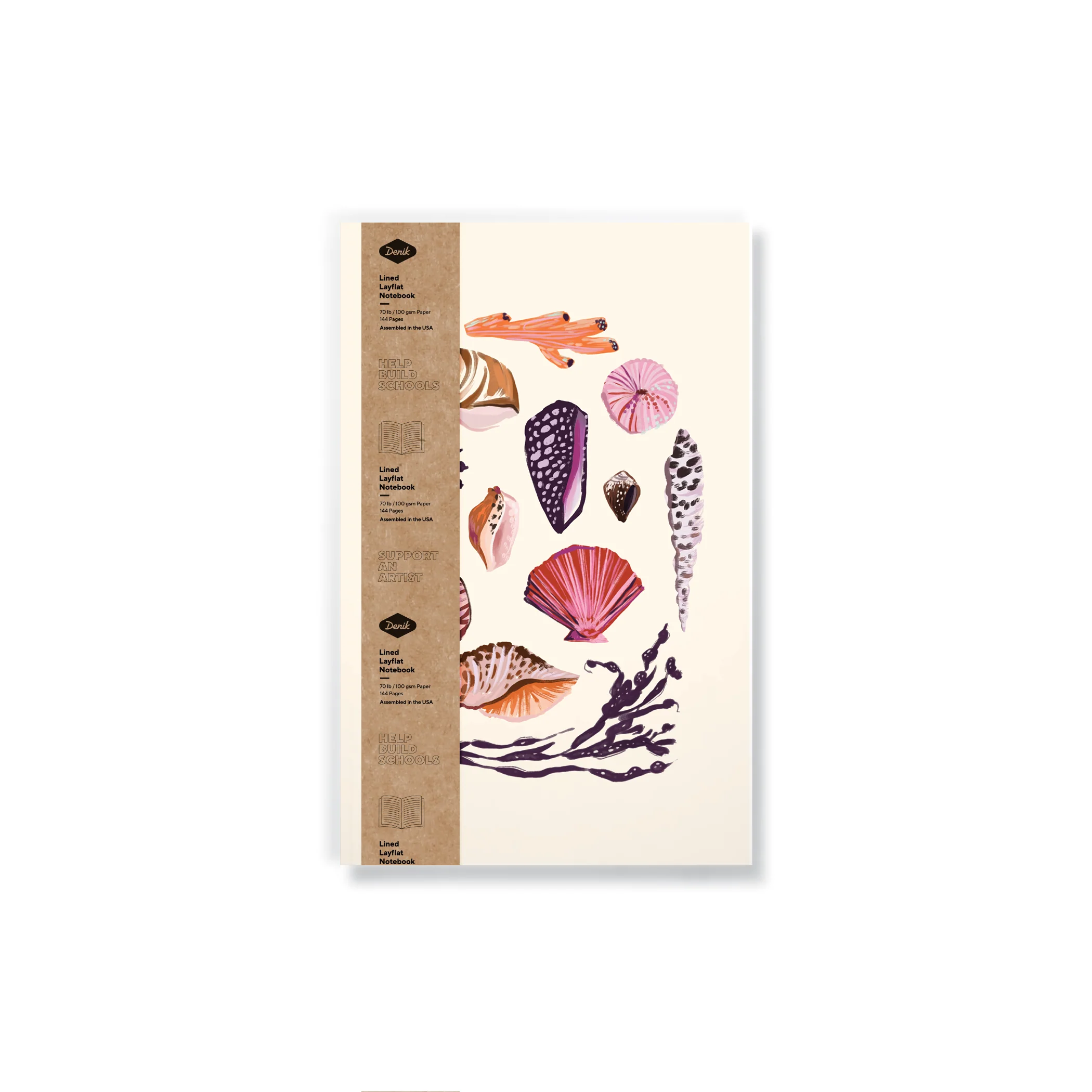 Denik - Seashells Classic Layflat Notebook - Image 5