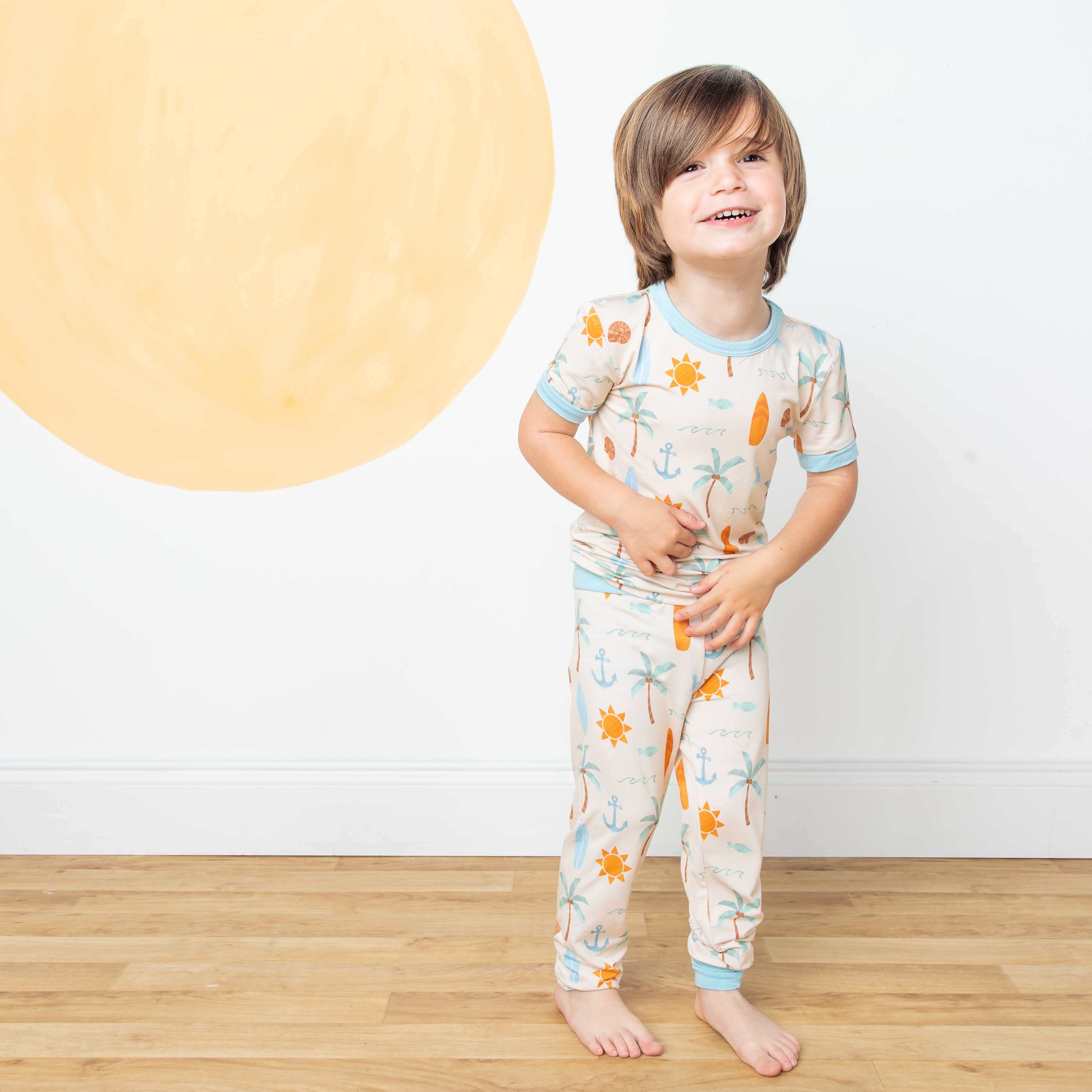 Emerson and Friends - Chasing Waves Kids Pajama Set - Image 4