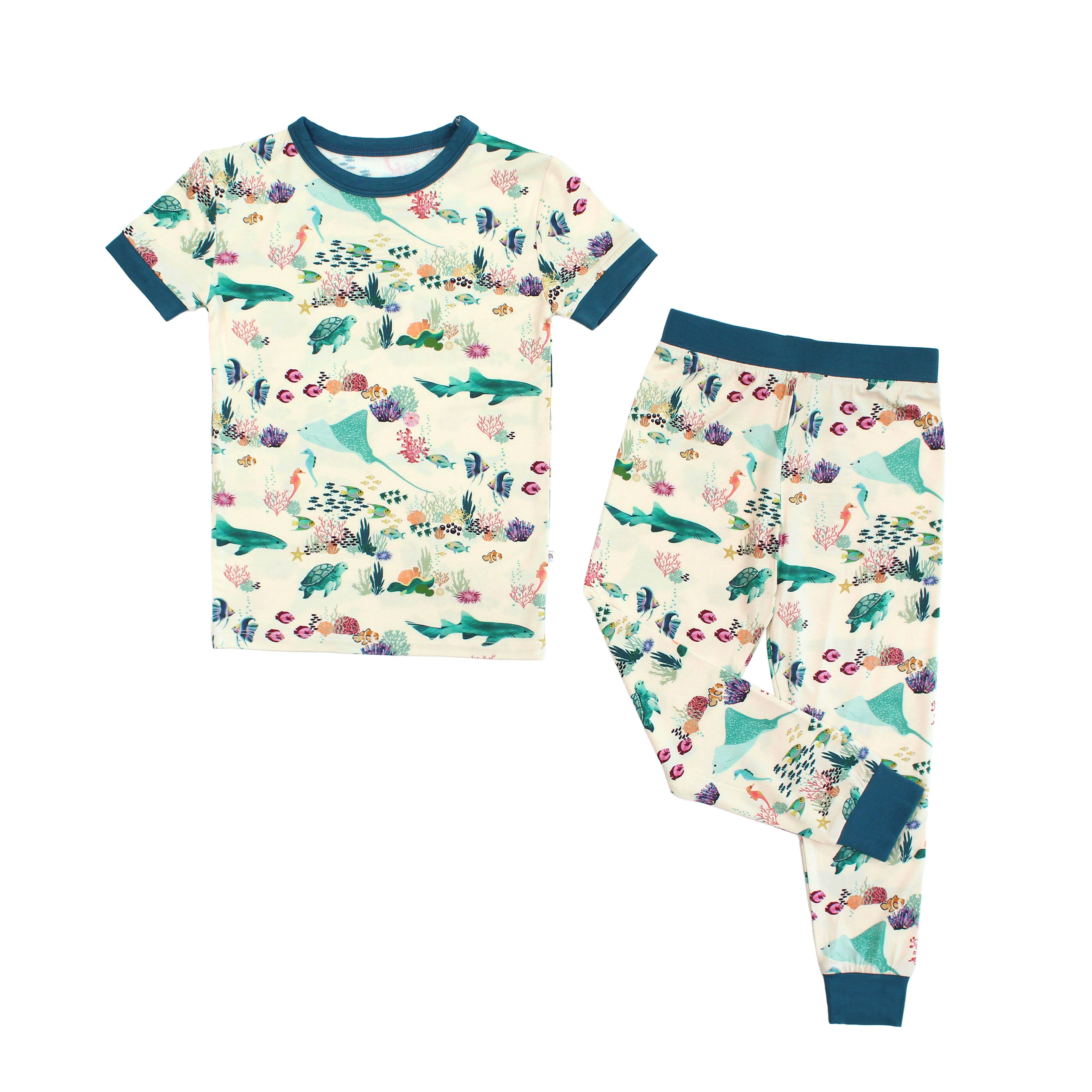 Emerson and Friends - 2T Coral Reef Pajama Set
