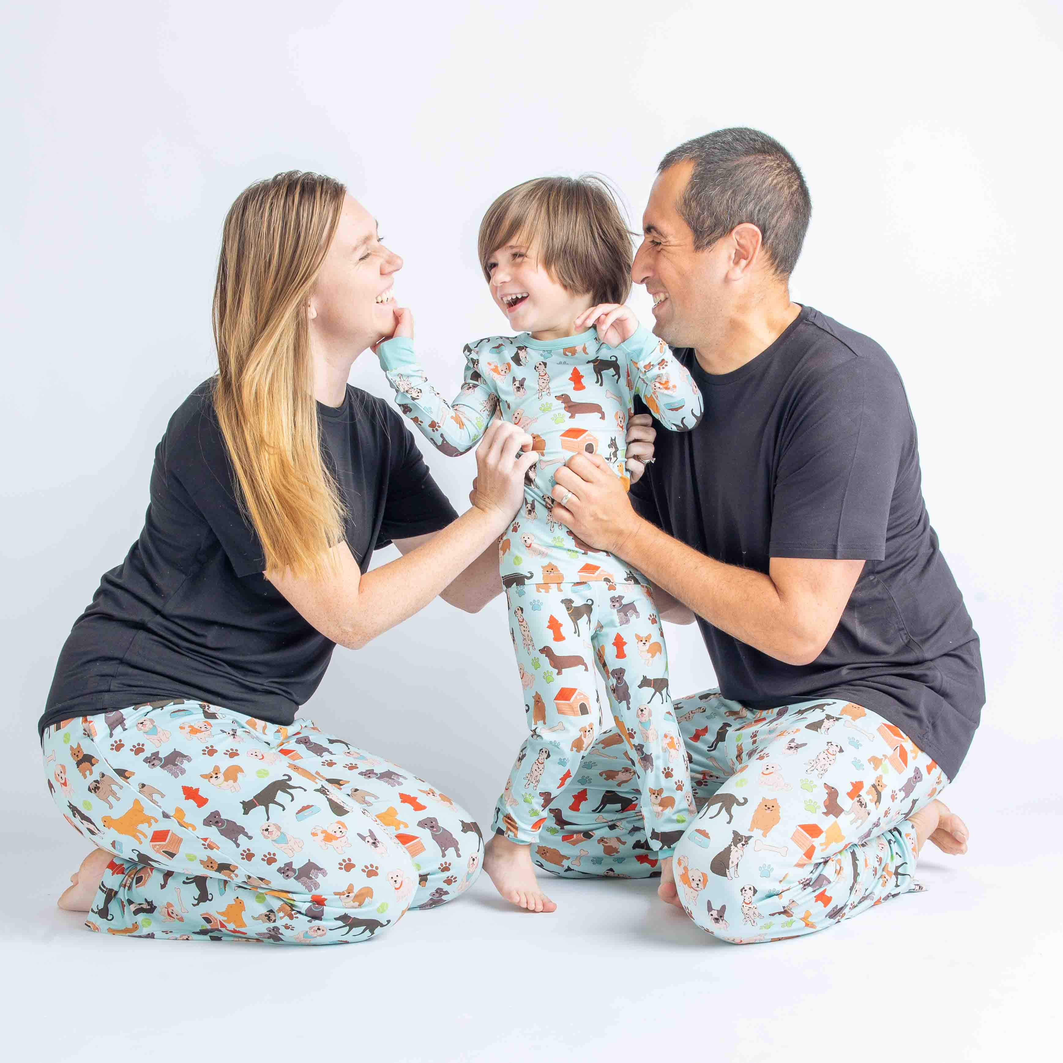 Emerson and Friends - Dogs Bark Pets Kids Bamboo Pajamas Toddler Sleep Set - Image 6