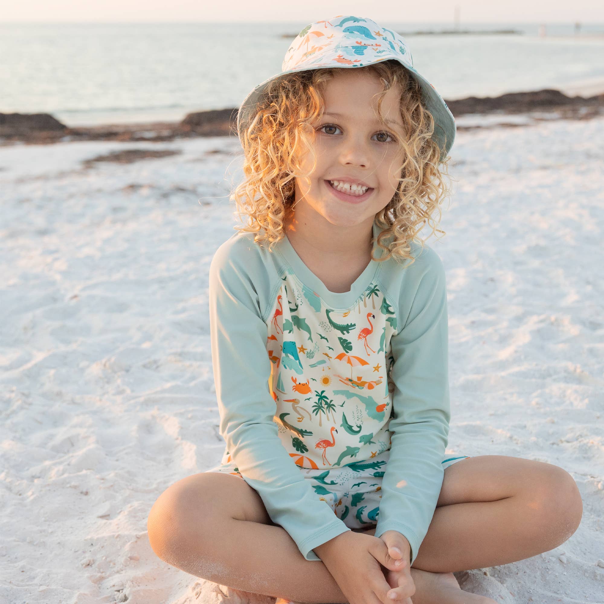 Emerson and Friends - Explore Florida KIDS Reversible Bucket Hat - Image 3