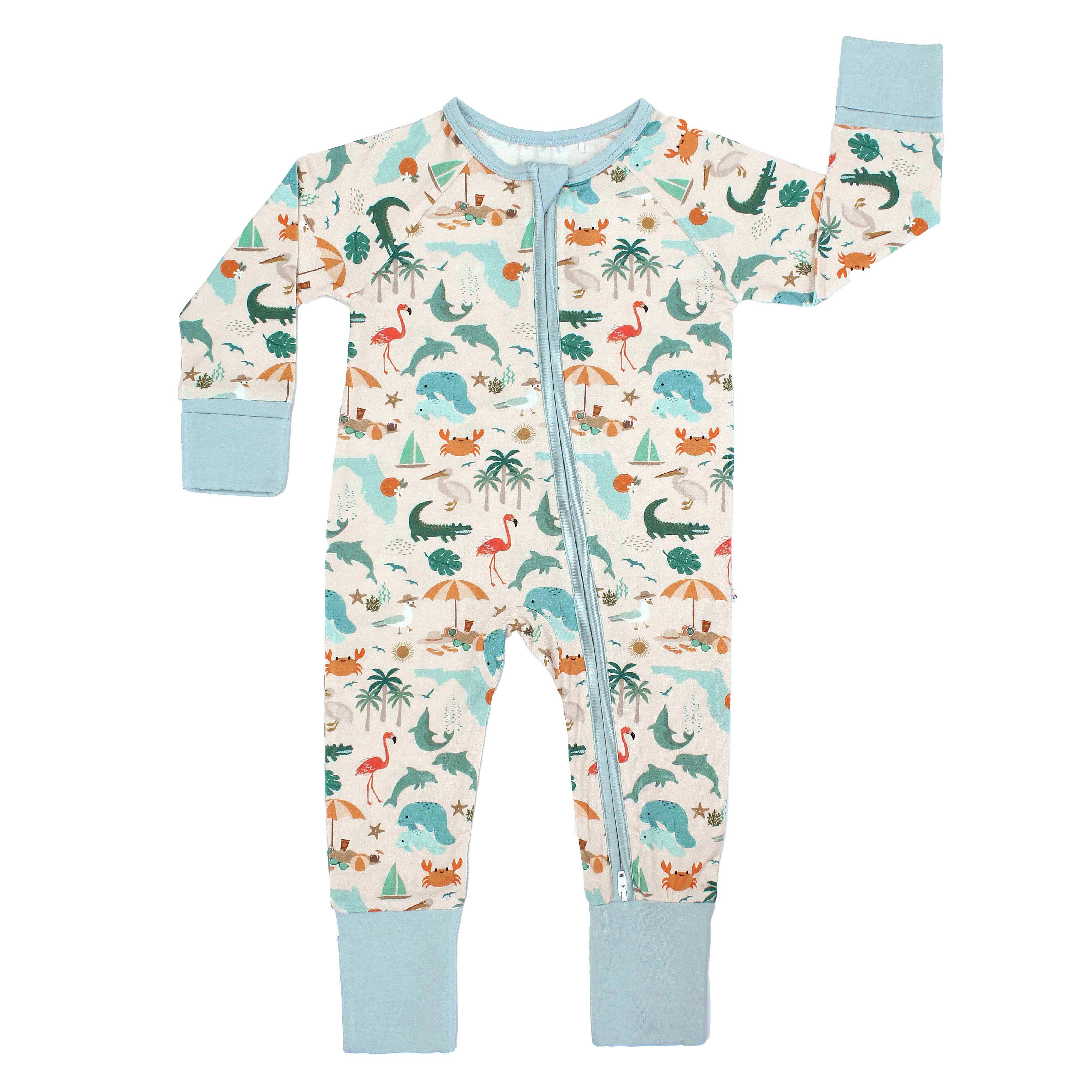 Emerson and Friends - Explore Florida Convertible Baby Onesie