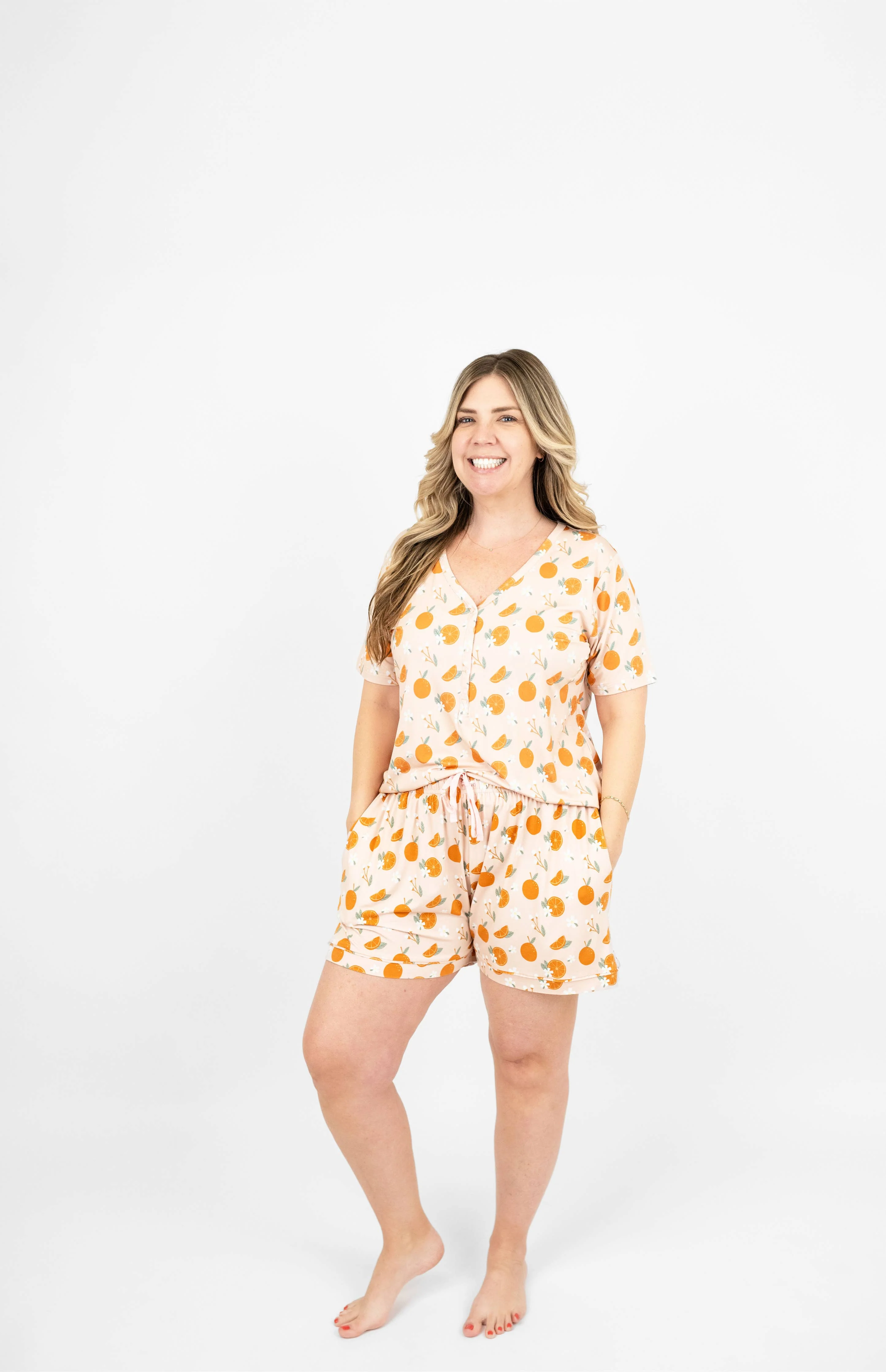 Emerson and Friends - Freshly Squeezed Womens Pajama Shorts - Image 2