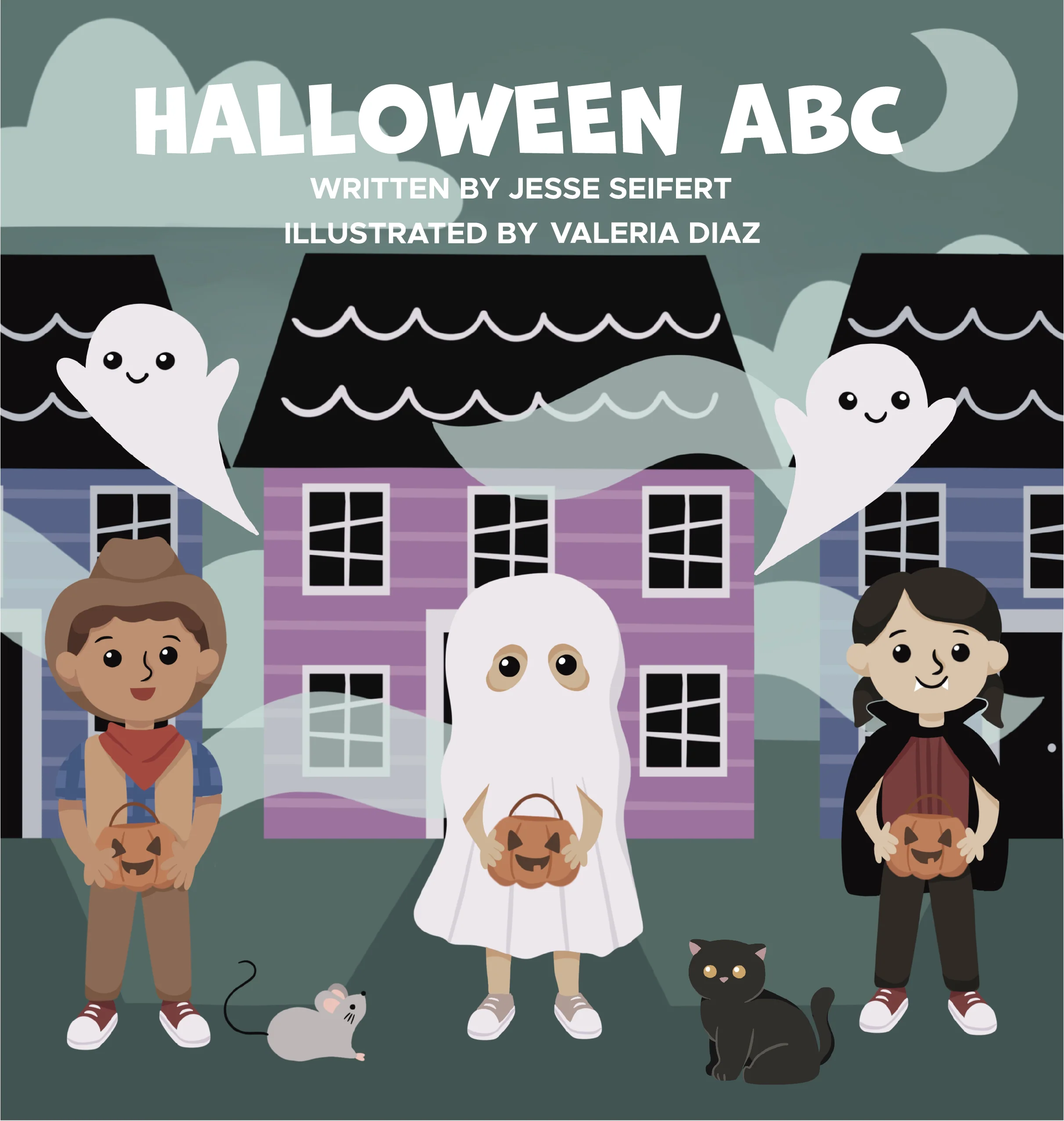 Emerson and Friends - Halloween ABC Trick or Treat Alphabet Board Book Kids Gift - Image 2
